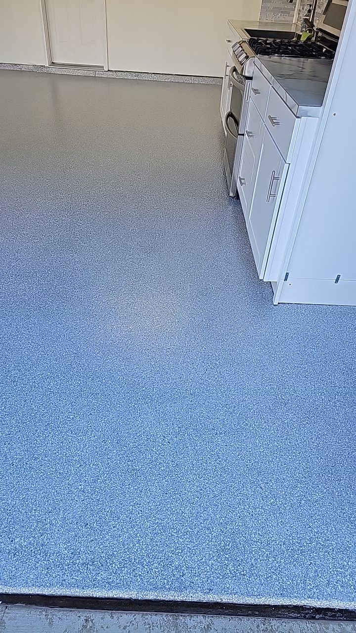 Garage Transformation using Ash Hybrid by Croc Coatings, LLC