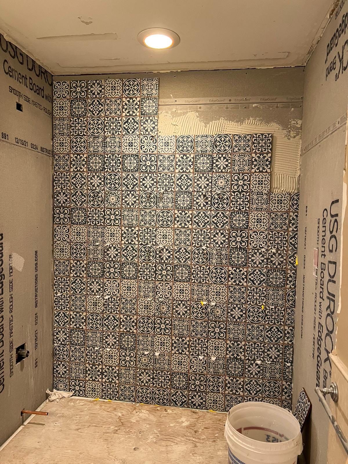 Bathroom Remodel using Tile by Home Concepts Construction