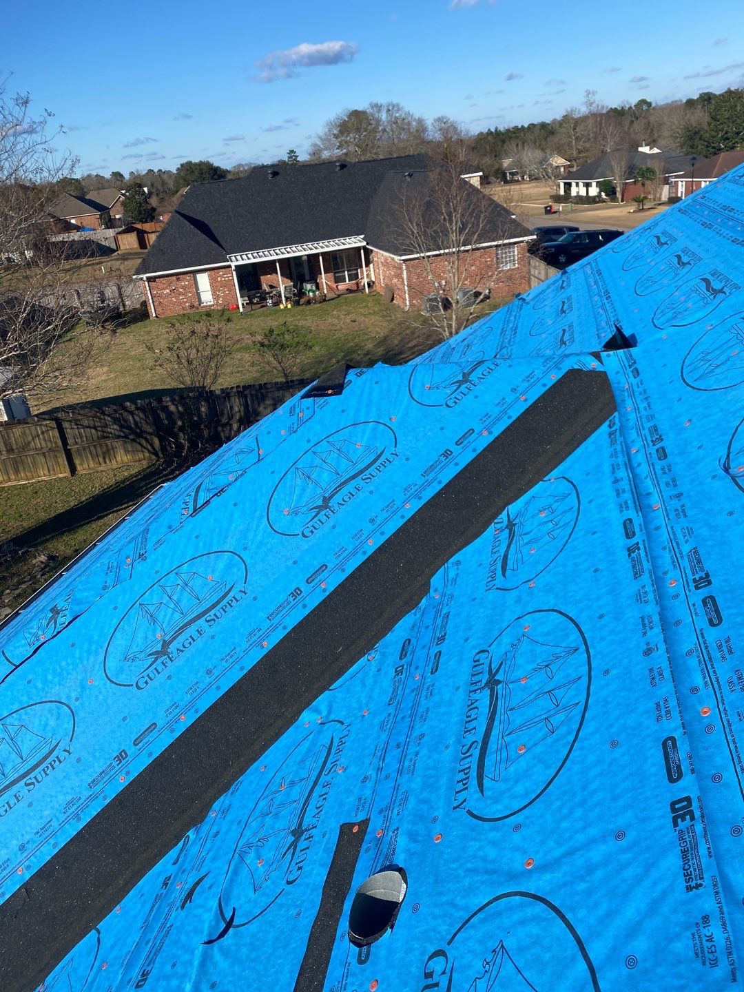 Residential Roofing Installation using Roof Replacement by American Roofing & Construction LLC