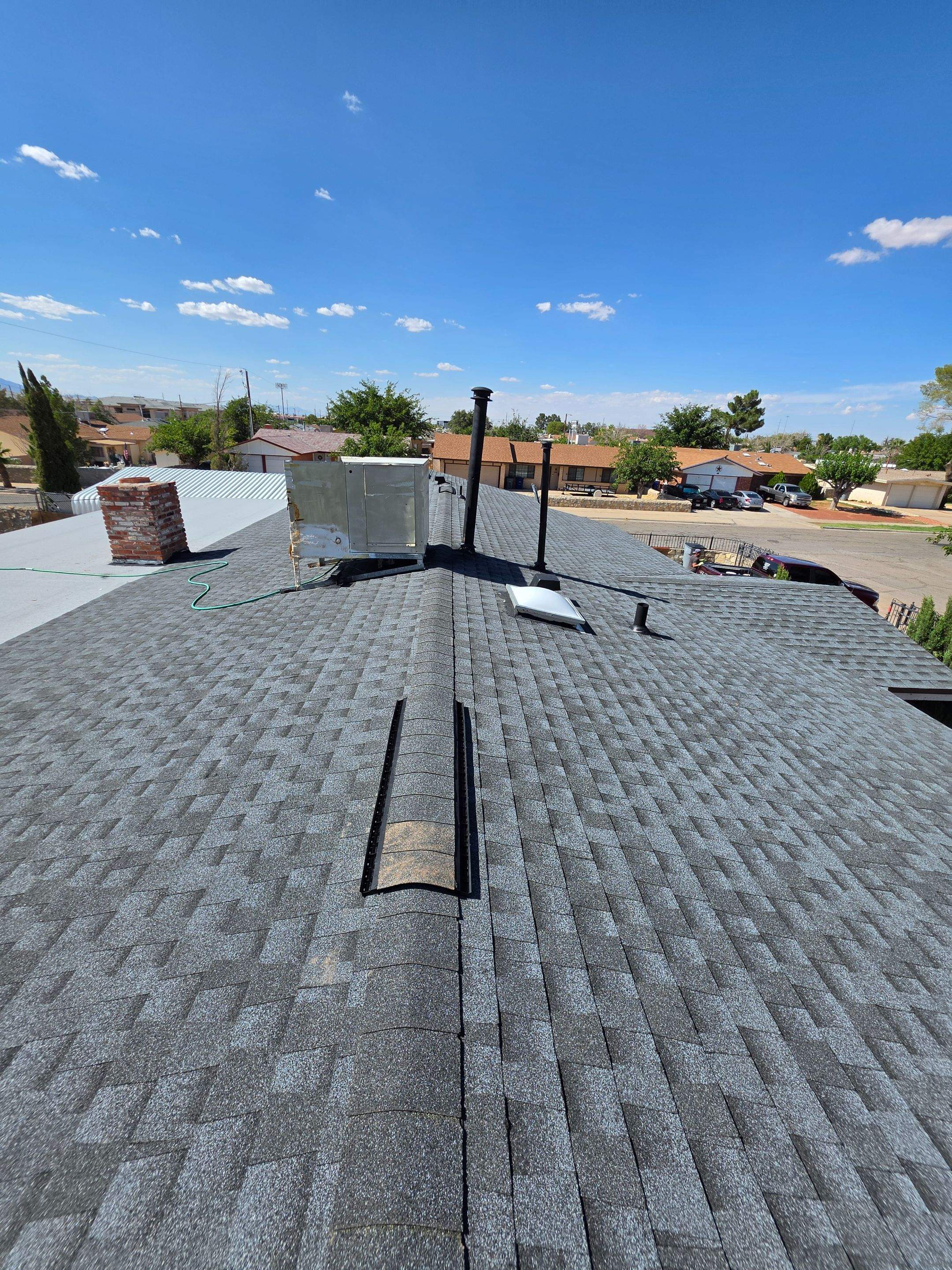 Architectural Shingle Roof Replacement and Decking Repair in El Paso by Berry Good Roofing