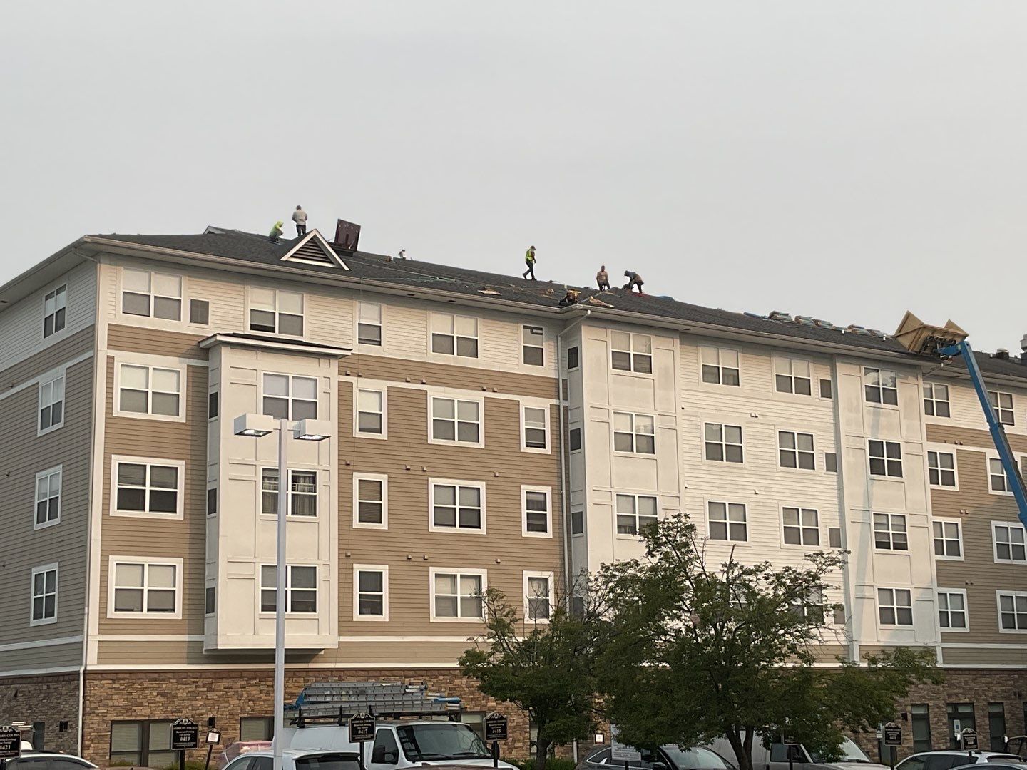 Multi-Family Commercial shingle roof by Alpha Design Services