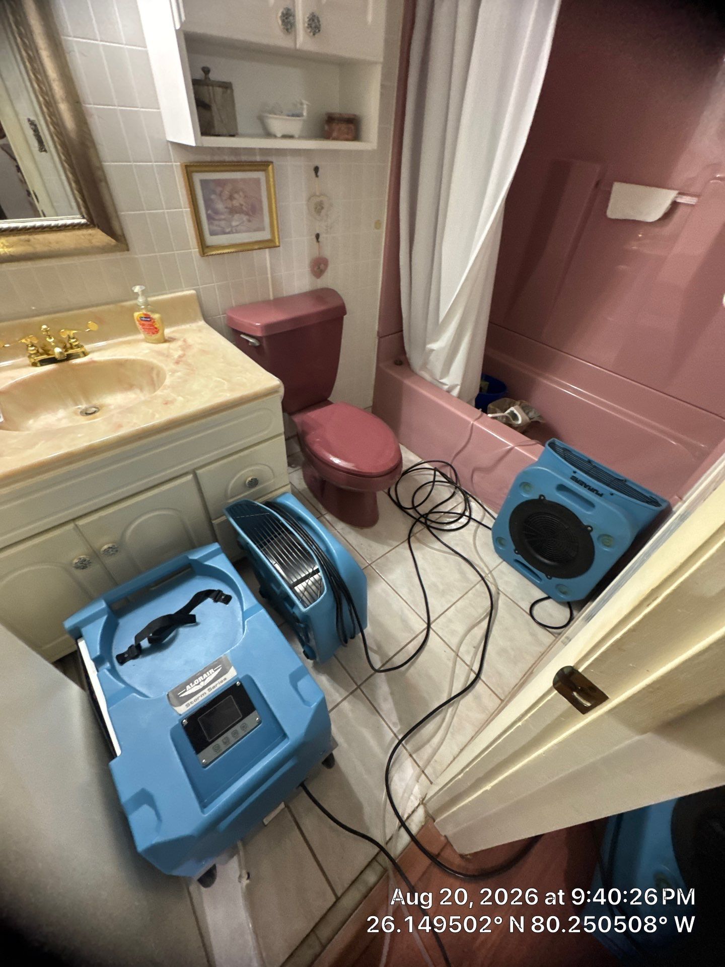 Water Damage Mitigation and Thermal Inspection in Plantation by SuperClean 
