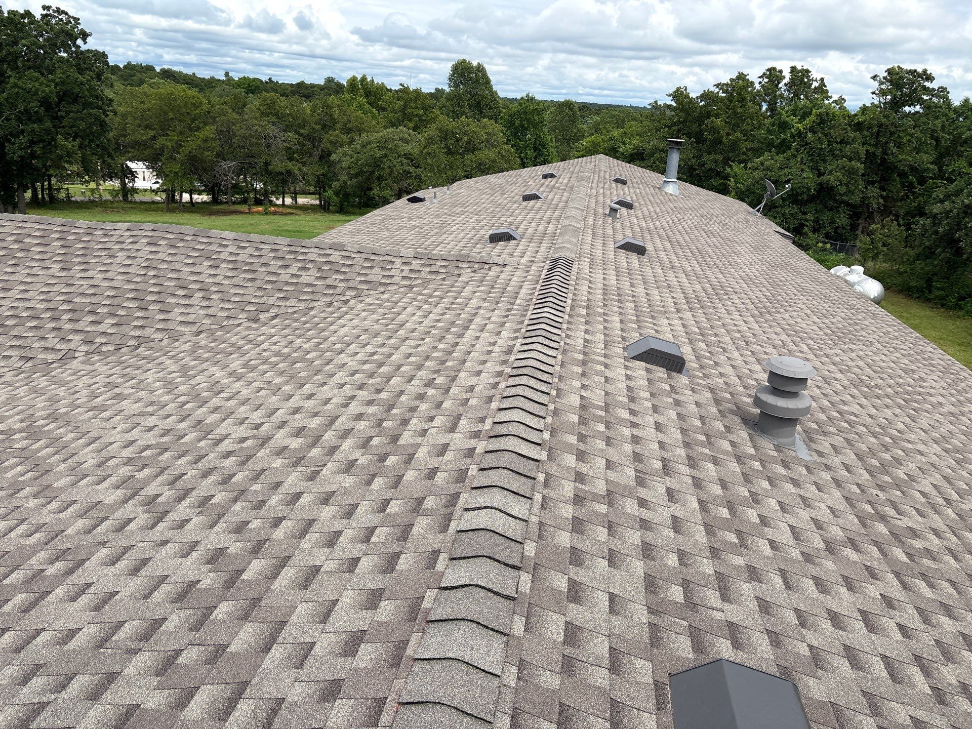 full roof & box vent replacement in Oklahoma City by McCann's Roofing and Construction