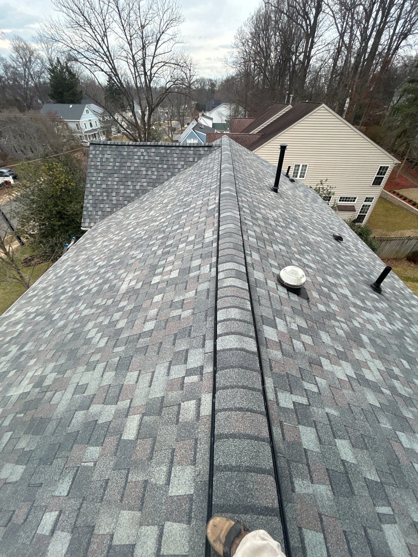 Falls Church: Residential Roof Replacement with CertainTeed Landmark Pro in Max Def Colonial Slate by RM Banning, Inc.