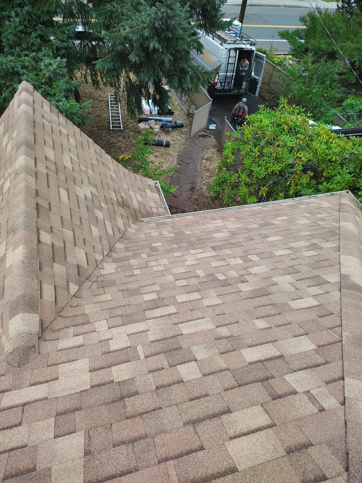 Project in Portland by Tom Leach Roofing