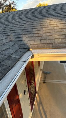 Turtle Shell gutter protection installation in Joliet, IL 60433, photograph 6