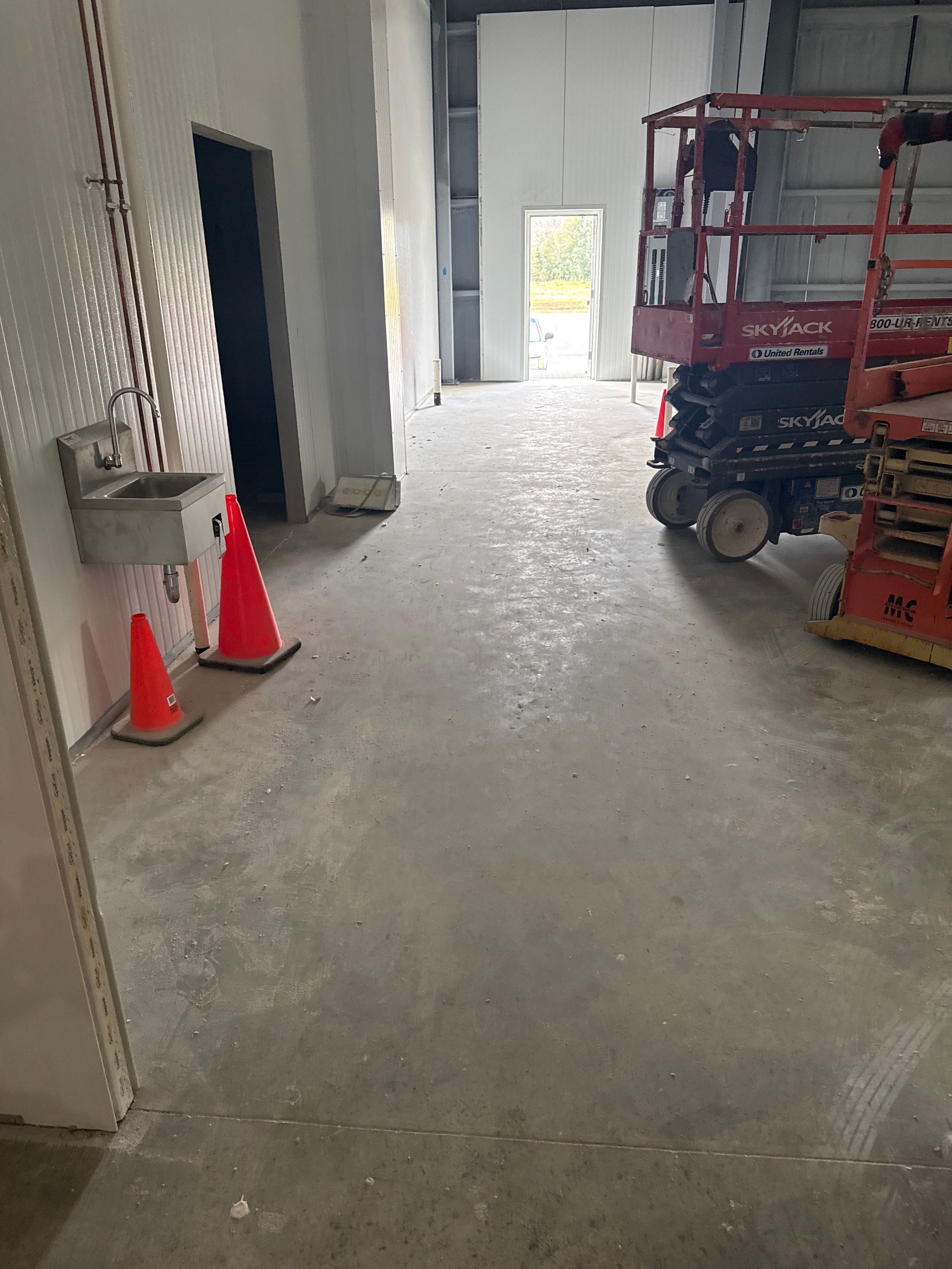 Industrial Epoxy Floor Installation for Summerdale Meat Plant by Cornerstone Hard Surface Restoration