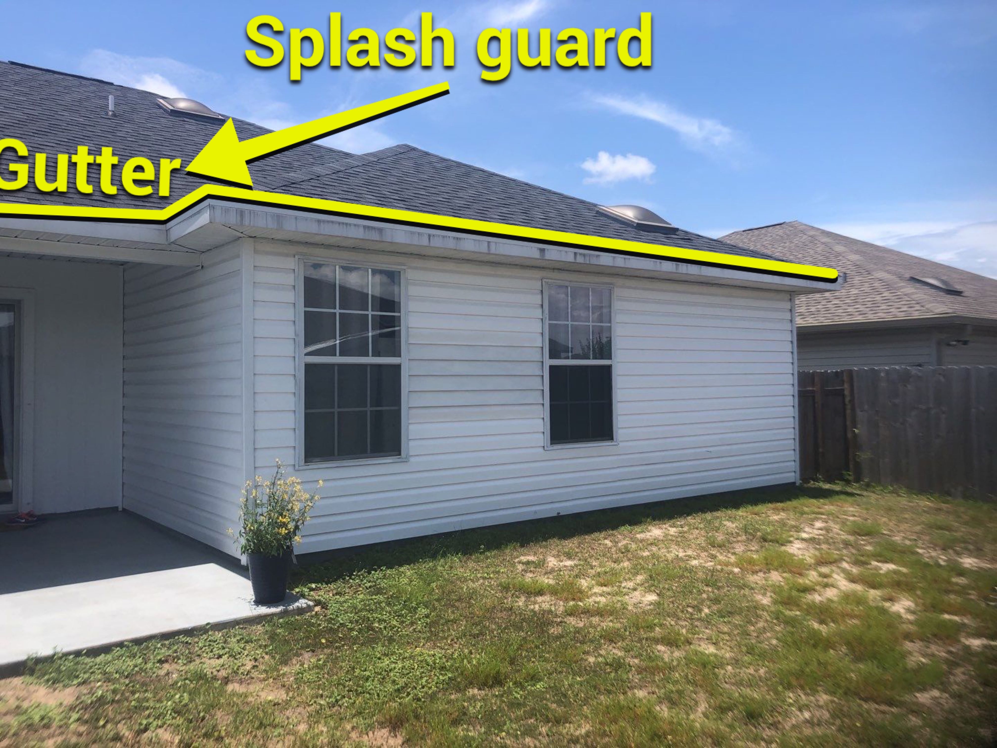 Gutter Installation using K-Style Seamless Gutters by Gutter Professors