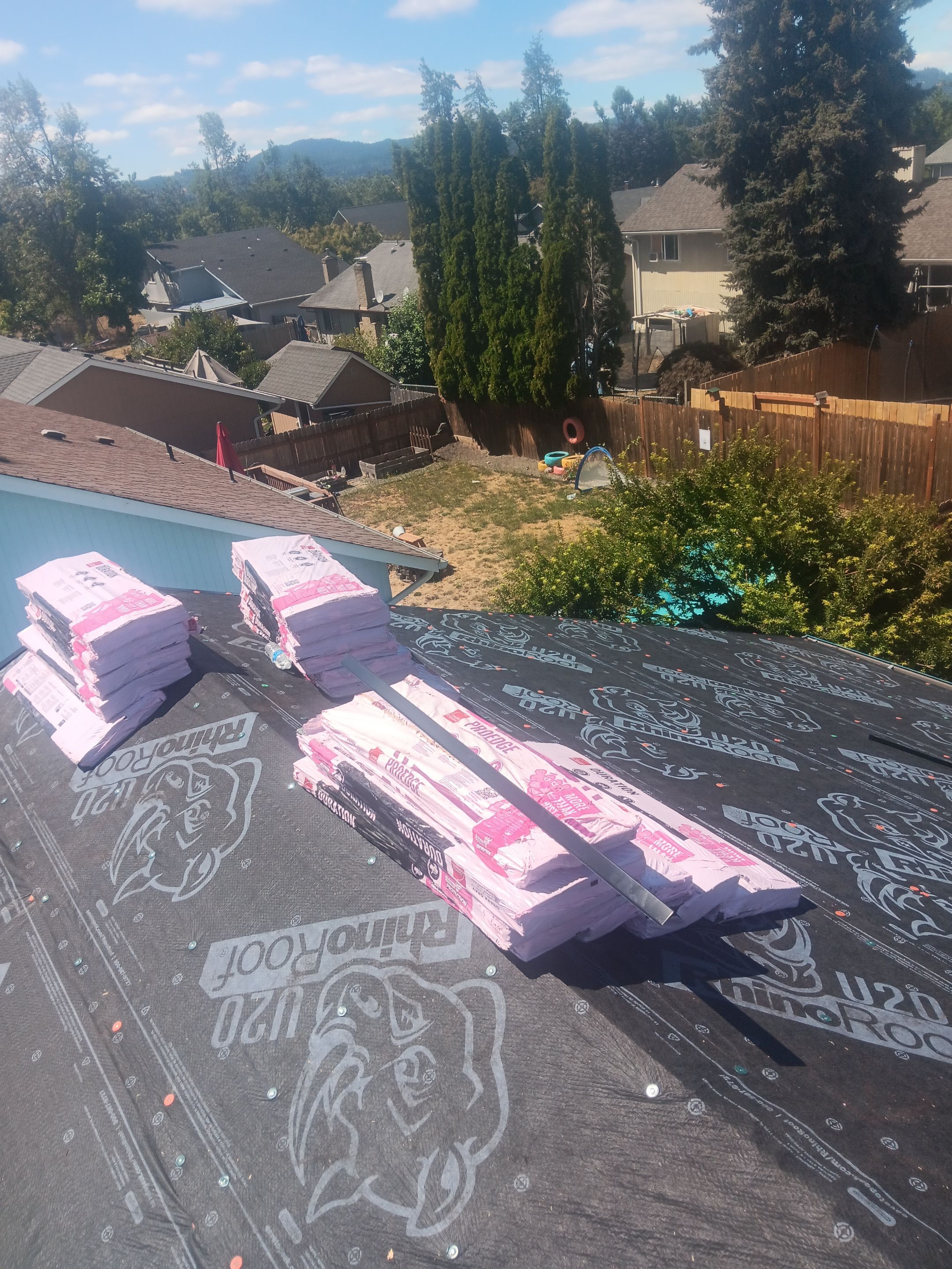 Residential Reroof using Owens Corning Duration Shingles in Sierra Gray. by BEST Roofing & Waterproofing