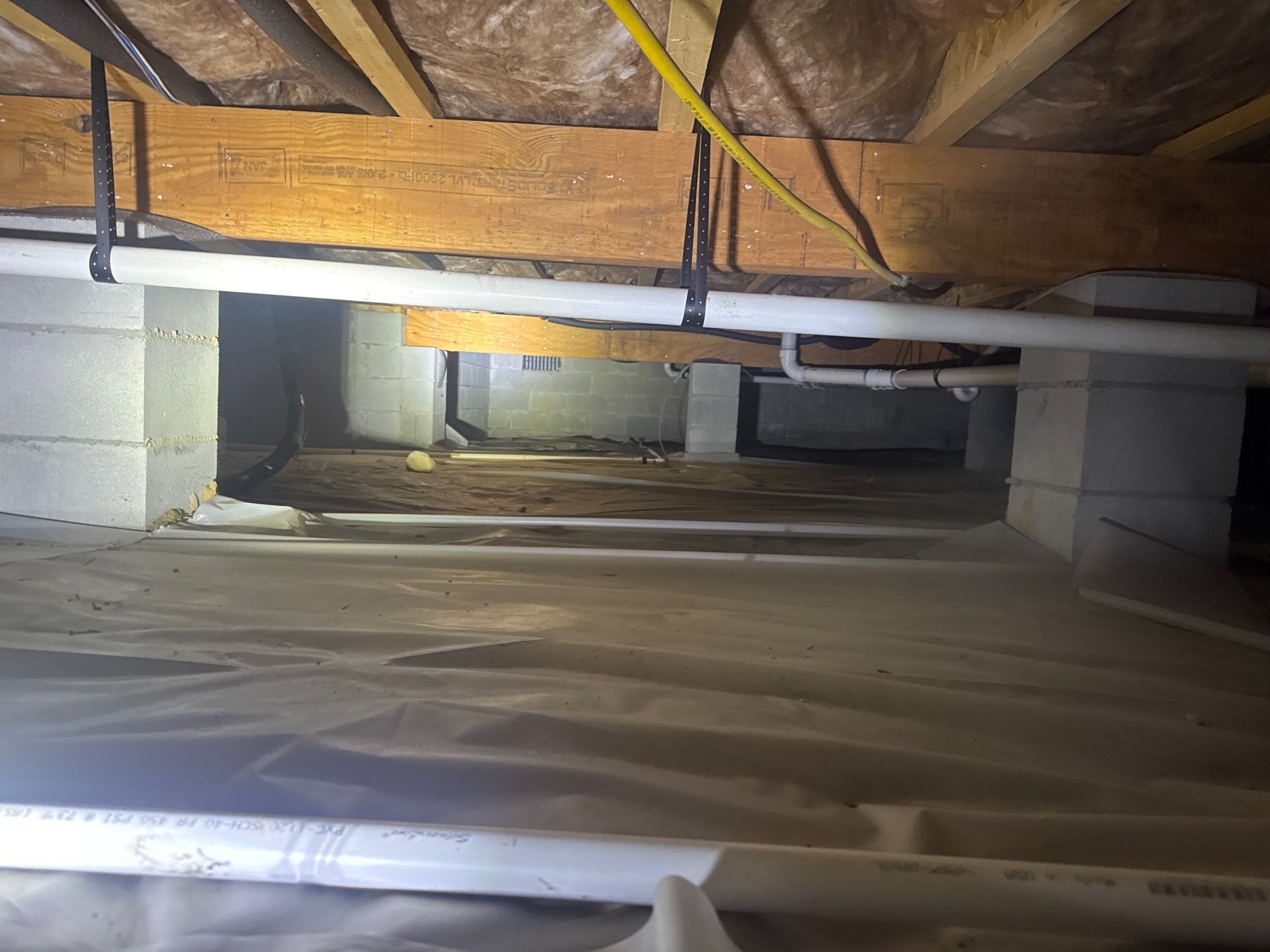 Project in Smithfield by Patriot Crawl Space Repairs