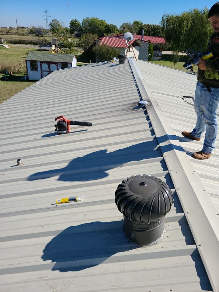 Residential Roofing Repair using PBR Metal Roof by Harvey Roofing & Construction