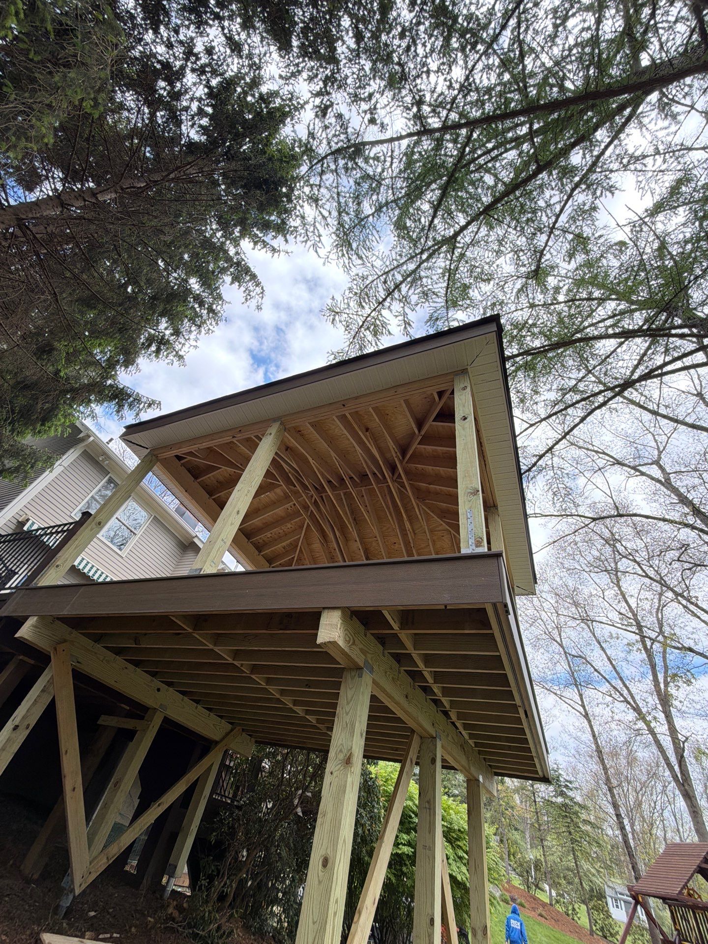 New Deck With a Screened In Porch In Mendham, New Jersey by deck guardian