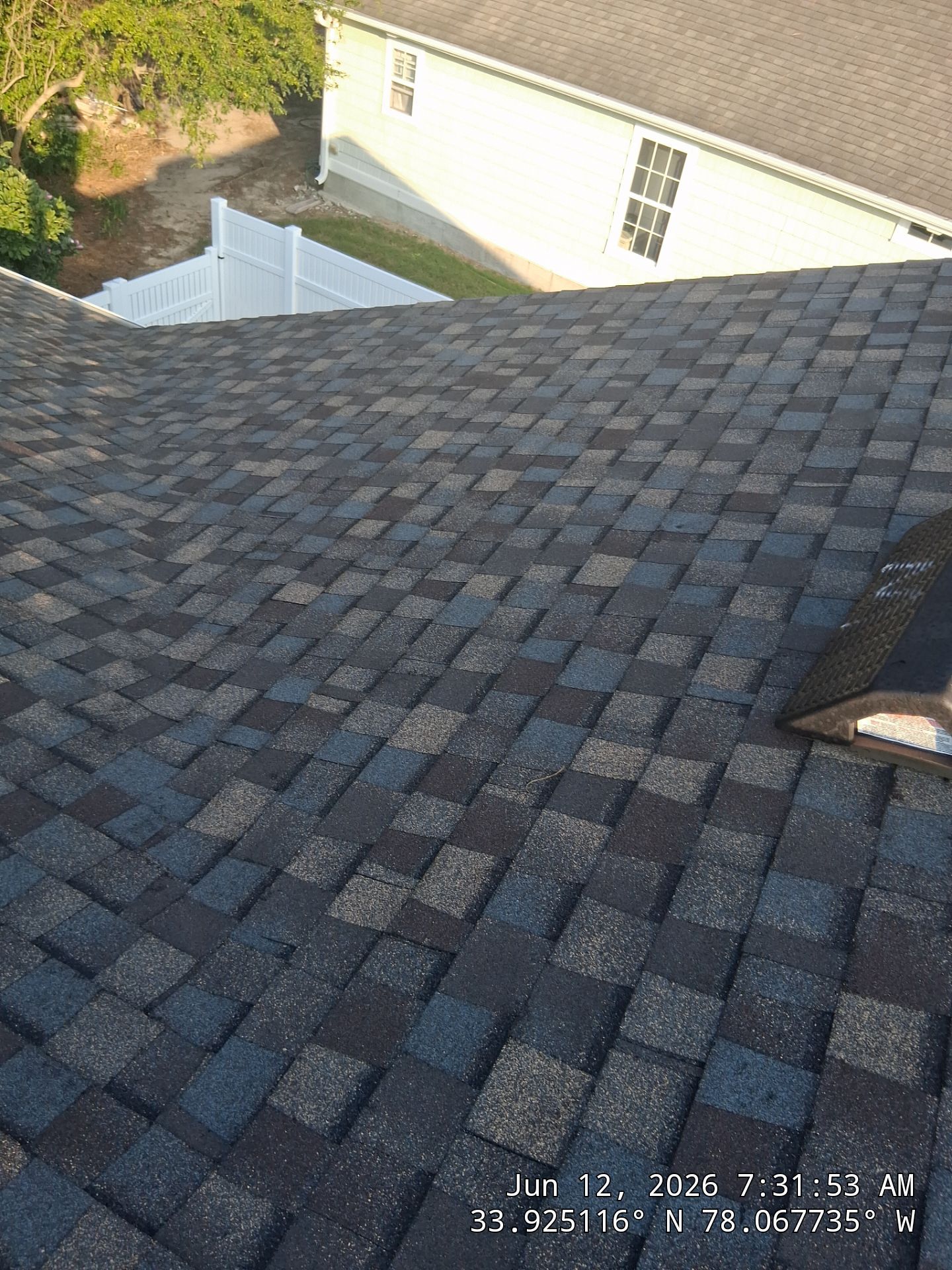 Roof Replacement using CertainTeed Landmark Pro Max Def Weathered Wood in Southport, NC by RGR Roofing Company by RGR Construction and Roofing, LLC