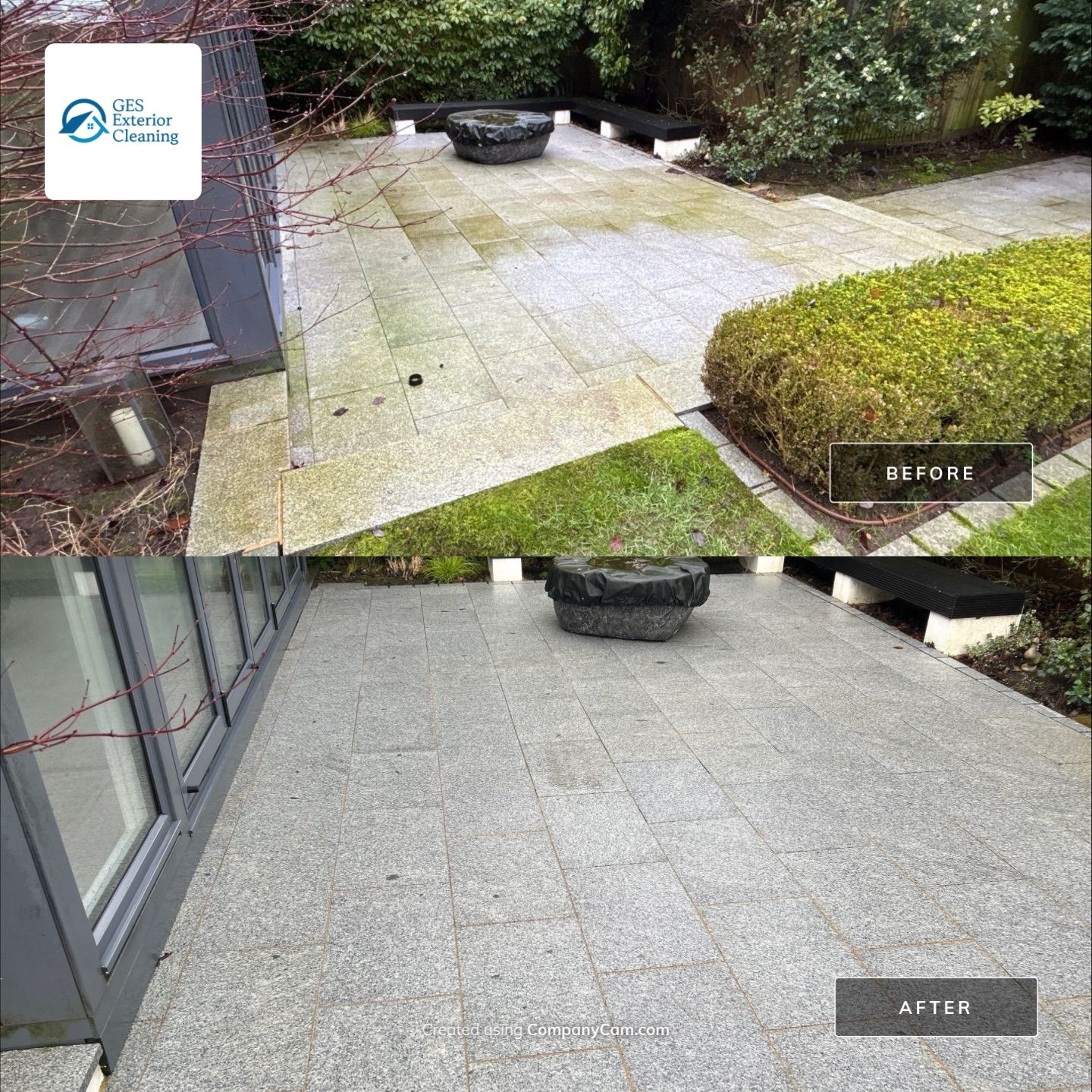 Roof and Patio clean by Ges Exterior Cleaning ltd