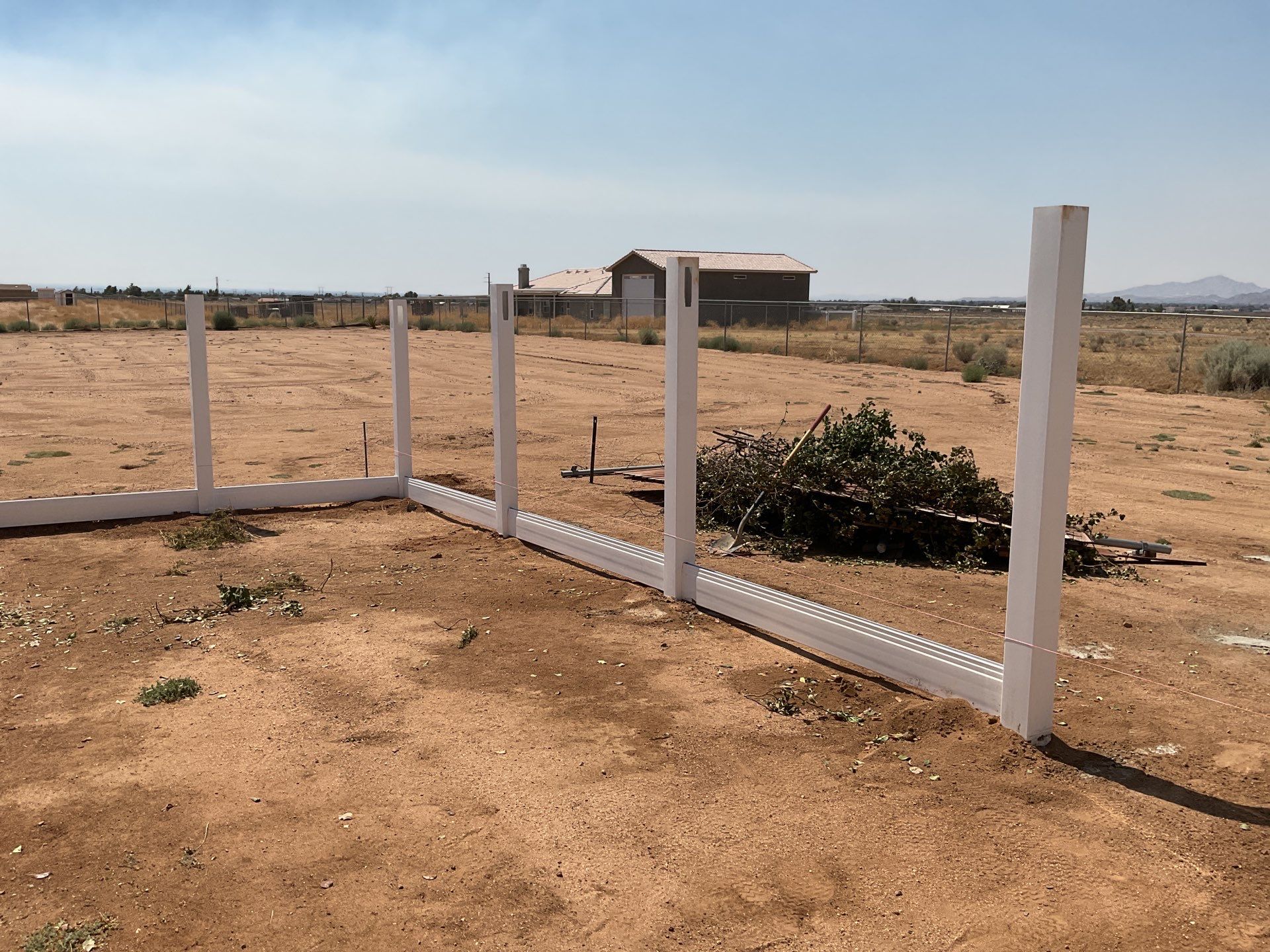Fence Installation using Vinyl by Fence Guys Inc. 