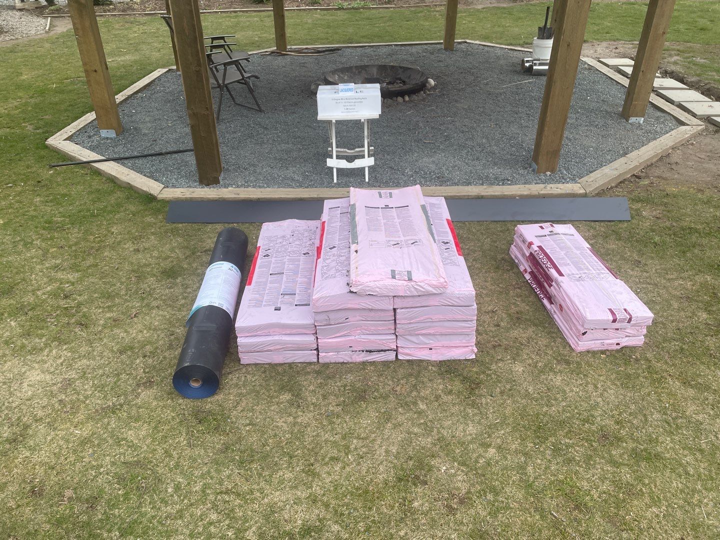 Residential Roofing Installation using OC Oakridge shingles for Gazebo by Top Notch Roofing Inc