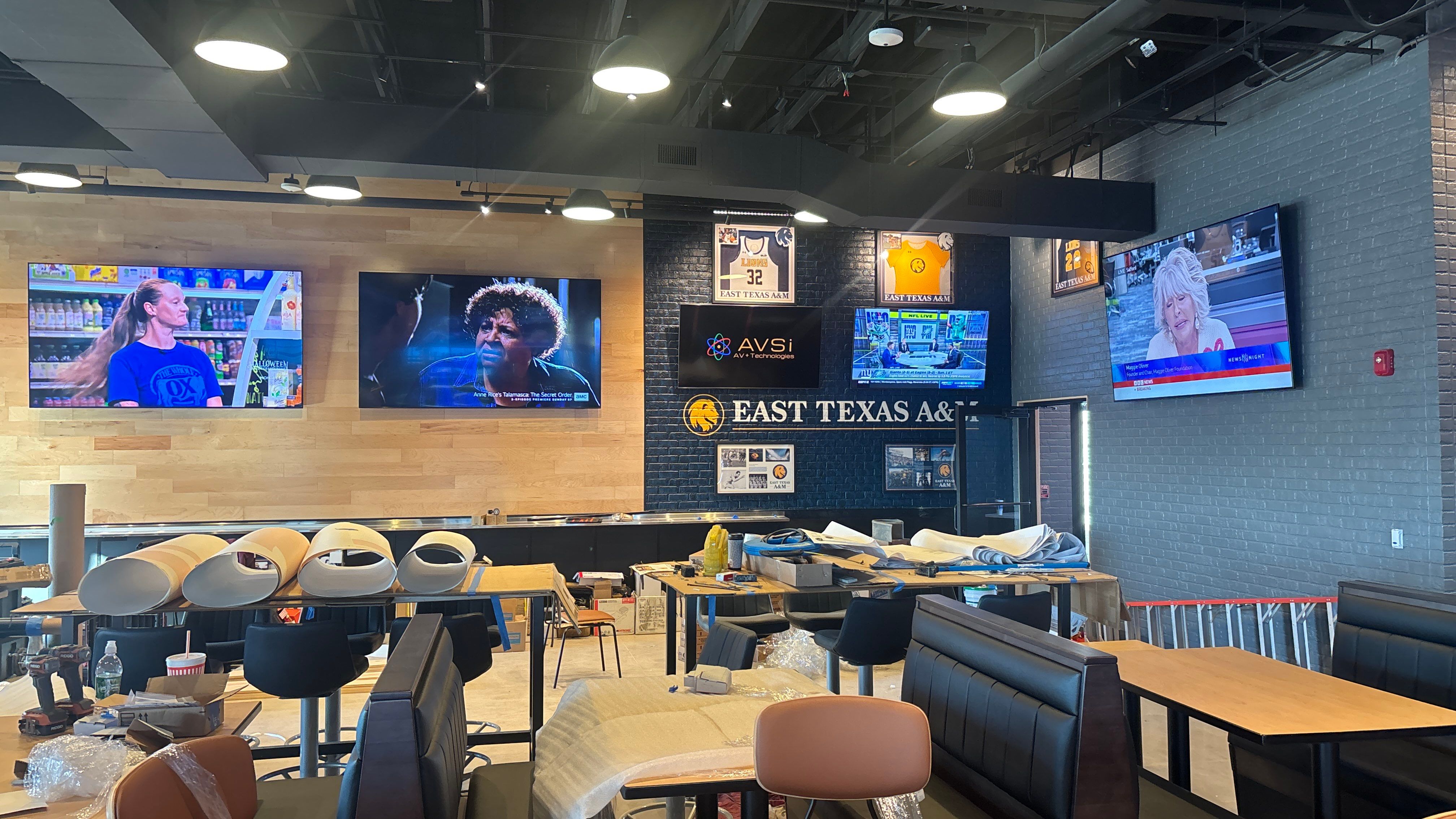 New Sports Bar AV install by AVSi