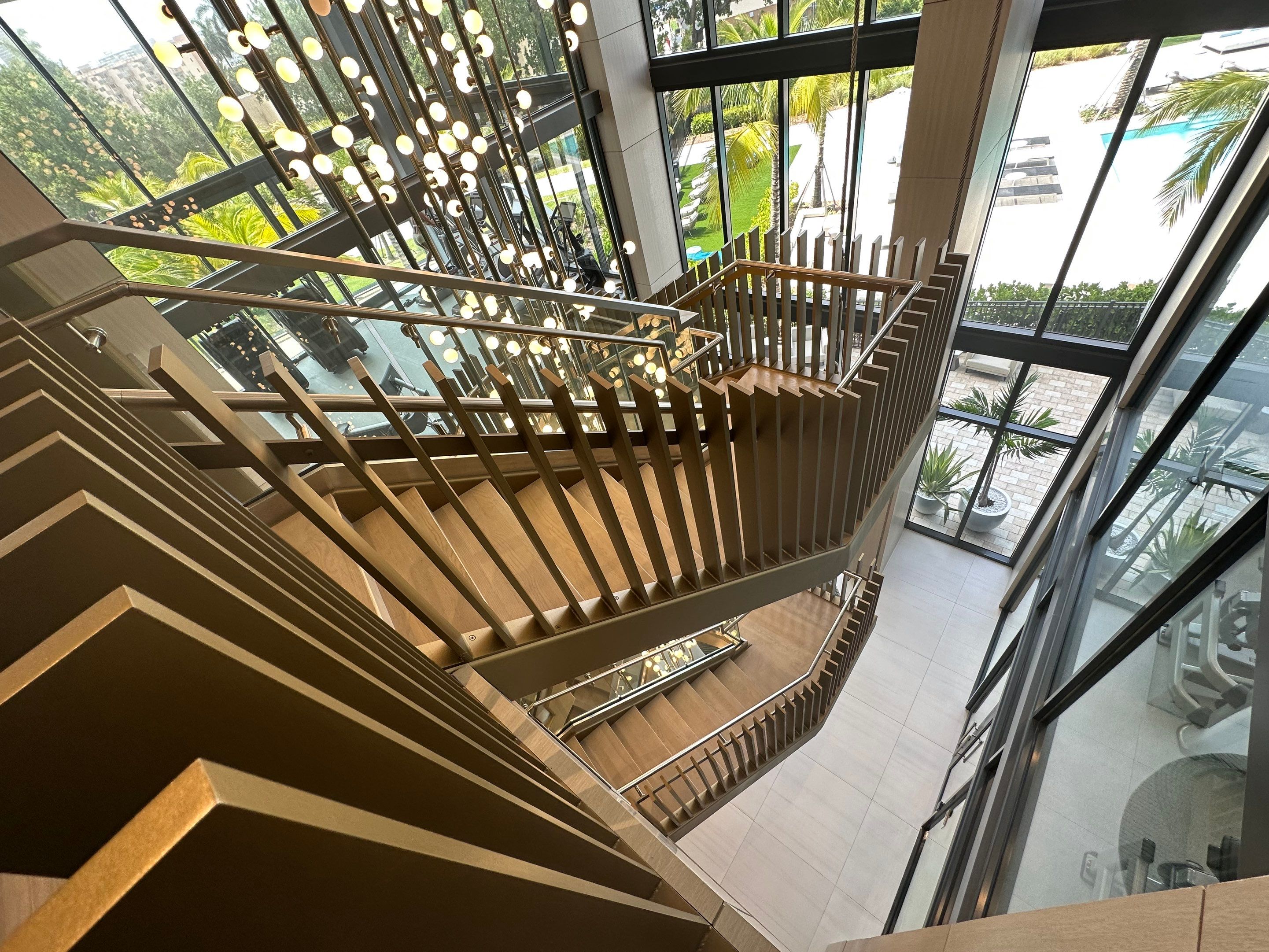 Custom Commercial Lobby in Hallandale Beach by Toledo Iron Works