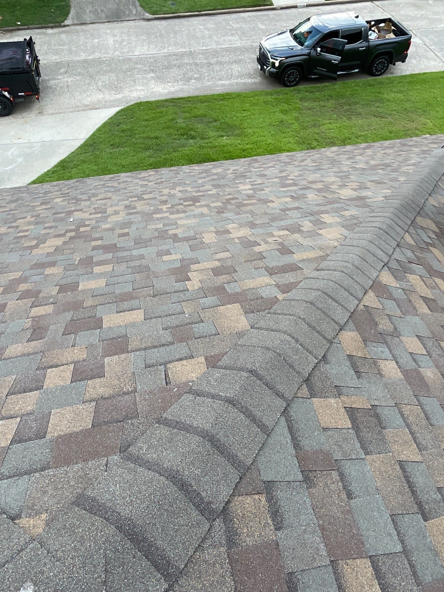 Residential Roofing Installation using Owen's Corning Duration (Lifetime) Shingles by Roof Repair Company