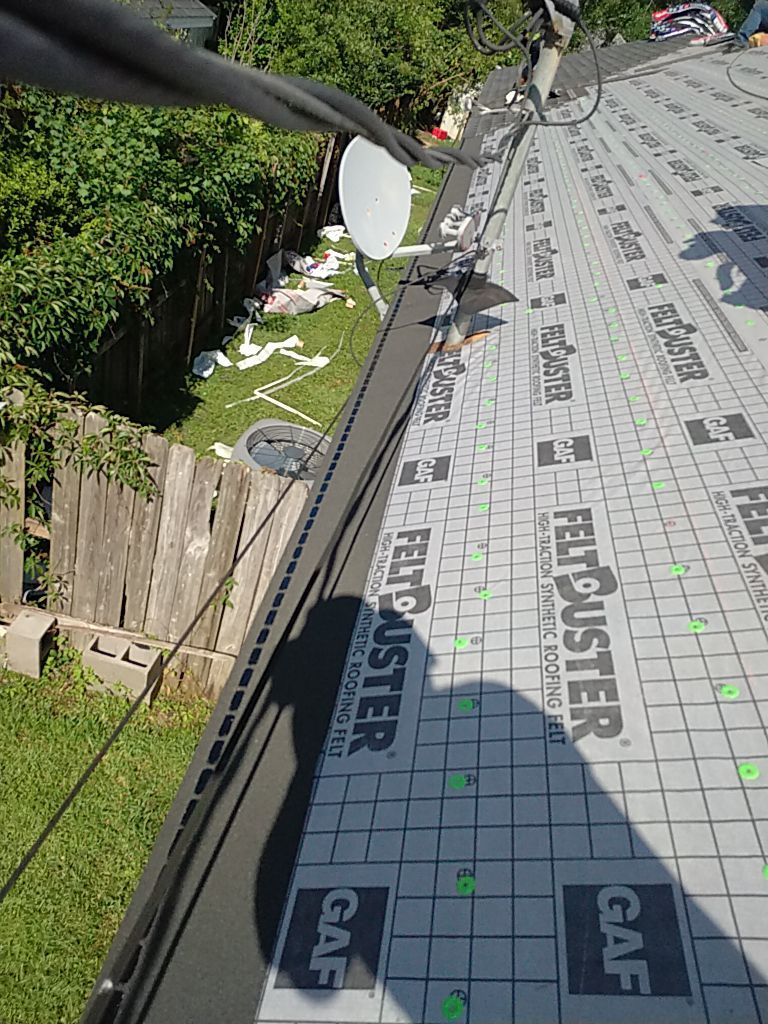 Residential Roofing Installation using Roof Replacement by American Roofing & Construction LLC