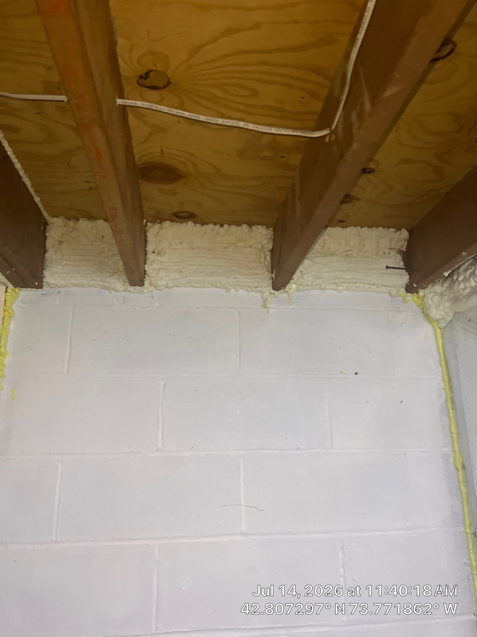 Attic and Rim Joist Insulation Upgrade Project in Clifton Park by Saffron Elite Home Performance & Building Science