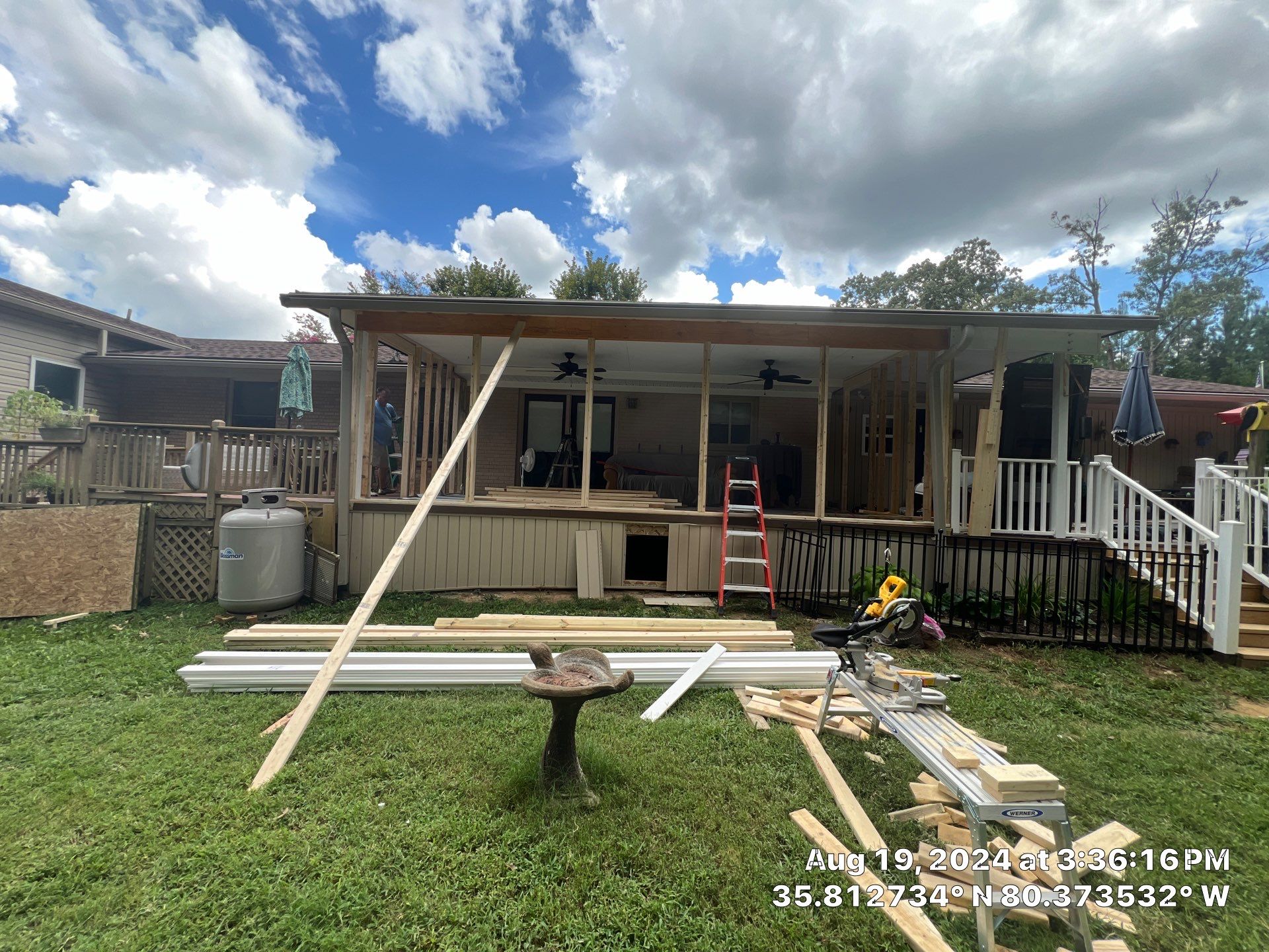 Window, Door, Deck, Custom Patio, Lower Sunroom by Clemmons Windows & Doors