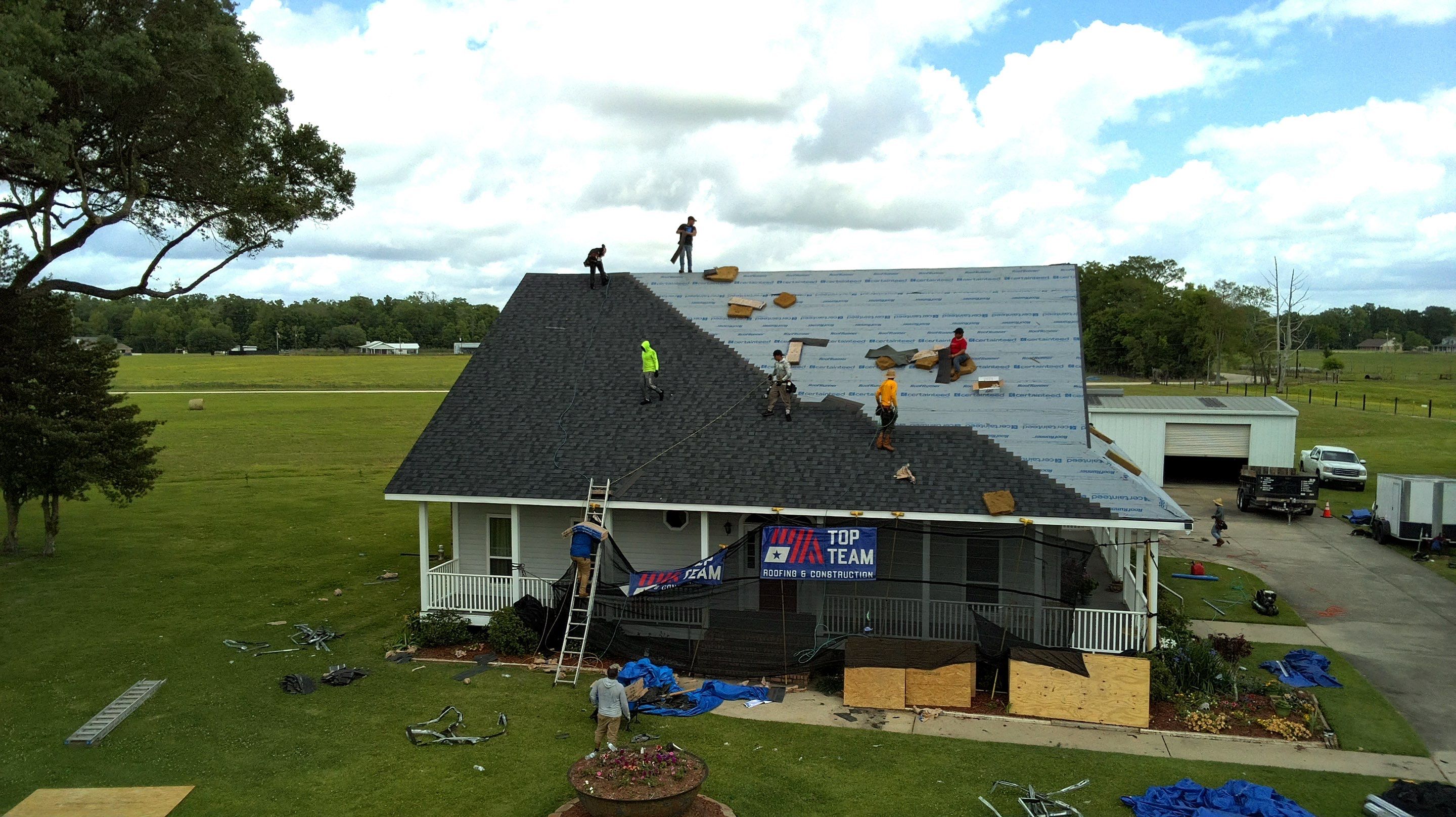Shadow Black - Certainteed Patriot by Top Team Roofing & Construction