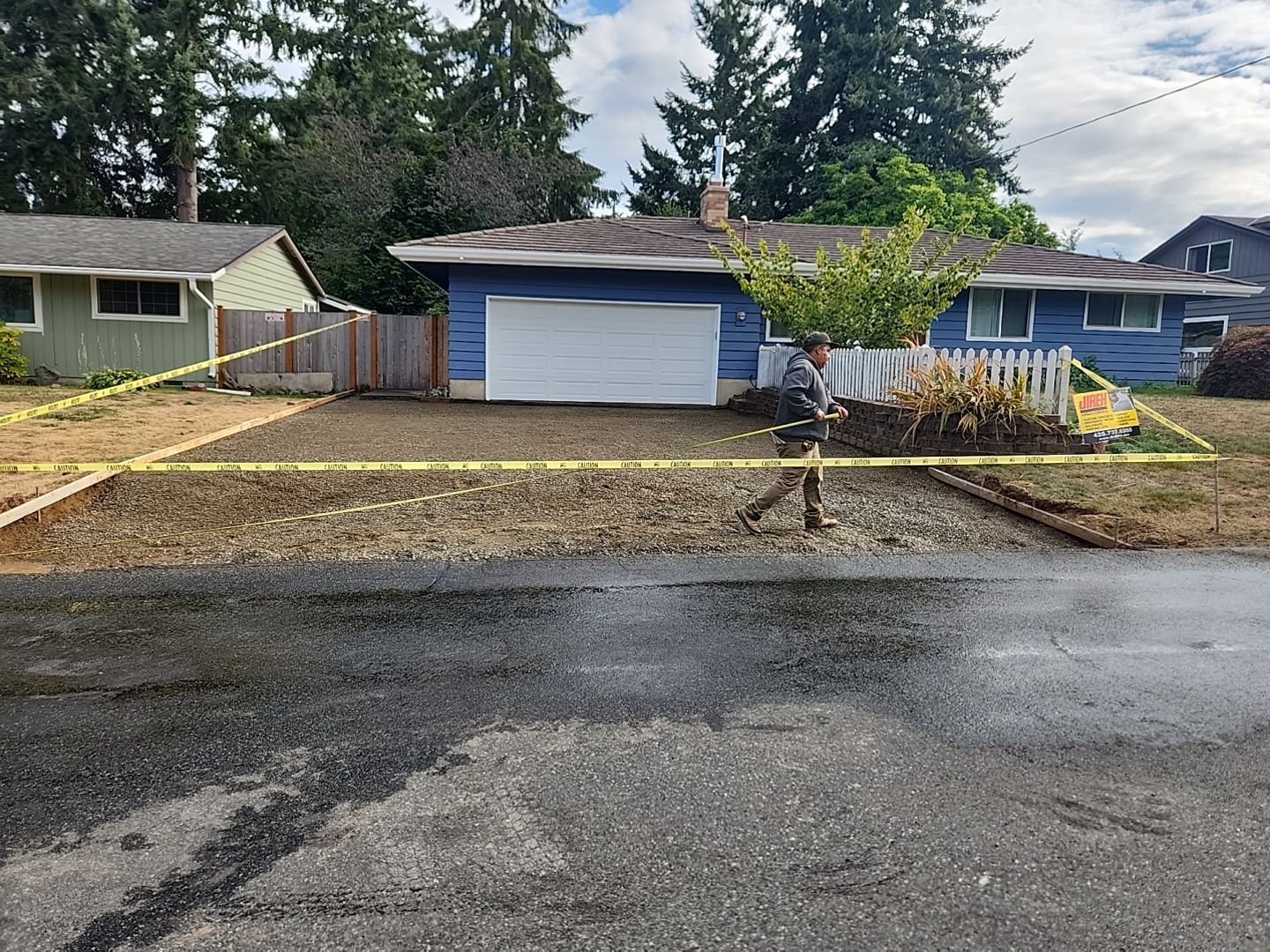 Shannon | Driveway Pour, Concrete Project  by Jireh Asphalt & Concrete Inc 