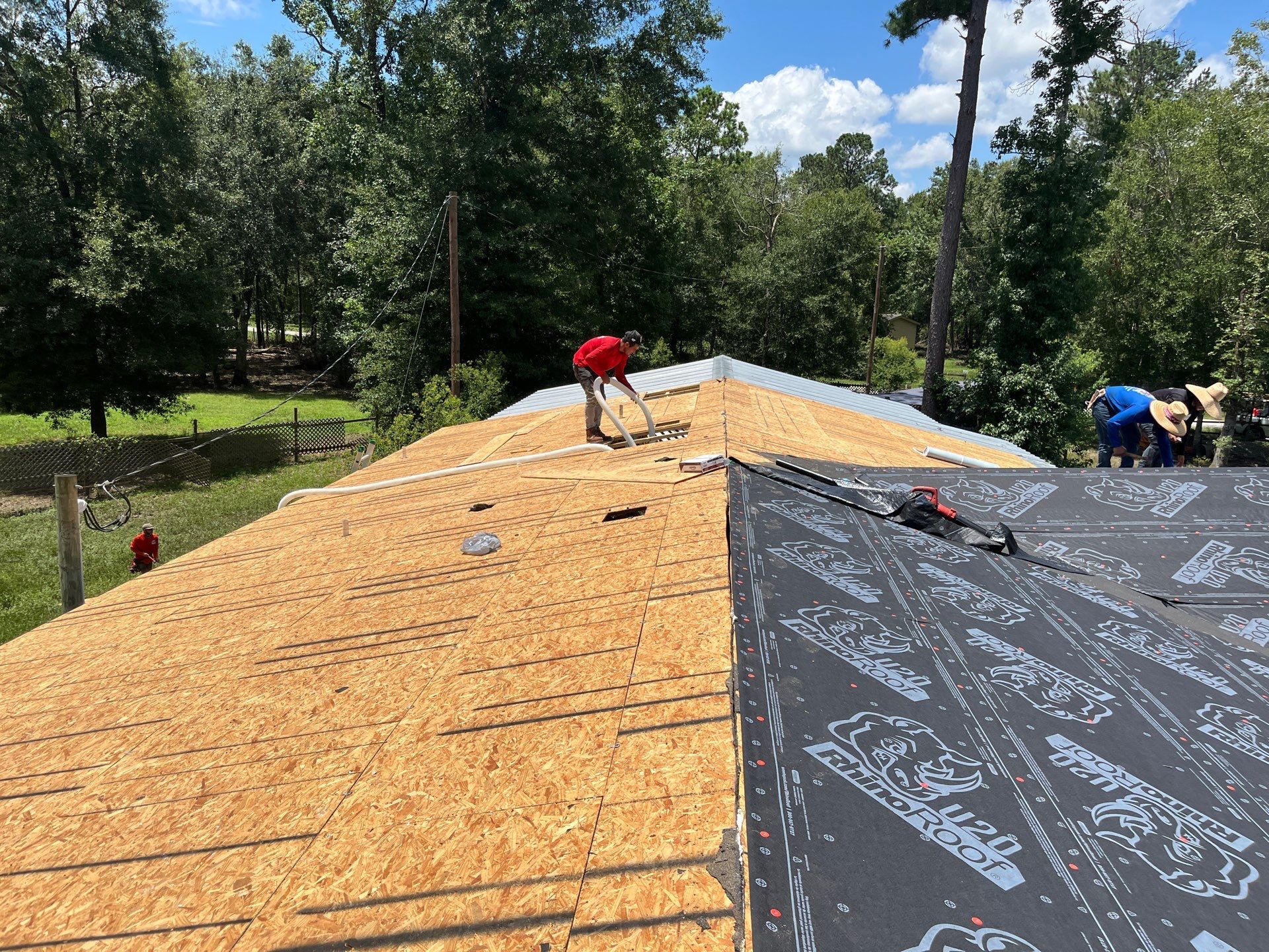 Residential Roofing Installation using Owen's Corning Duration (Lifetime) Shingles by Roof Repair Company