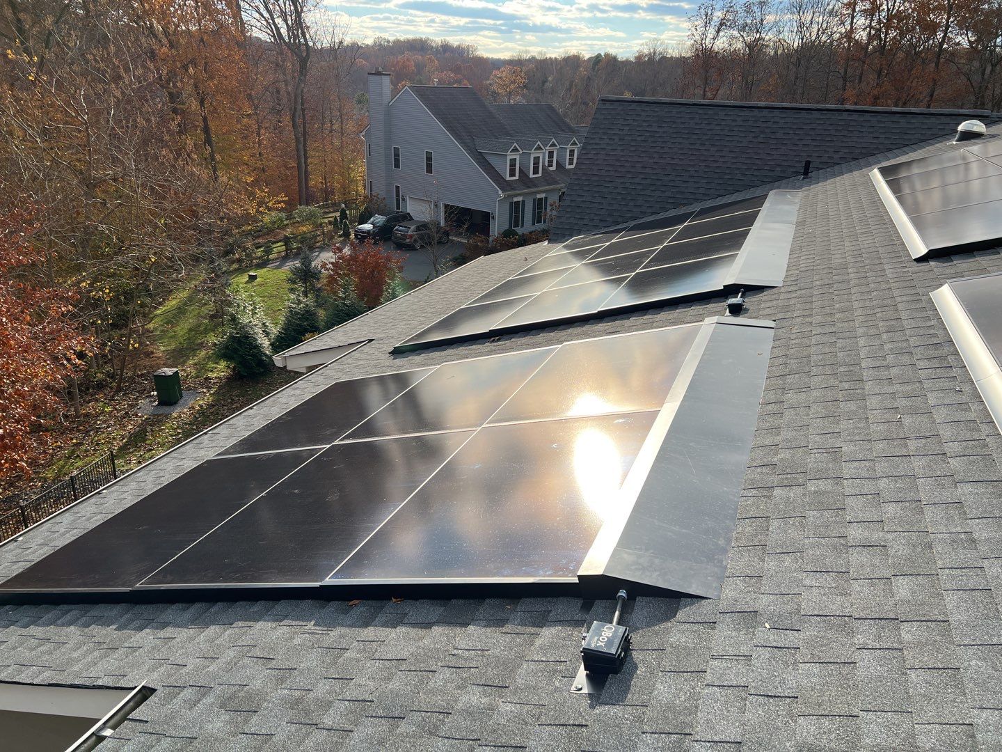 Solar Roof using GAF Decotech integrated panels by American Home Contractors