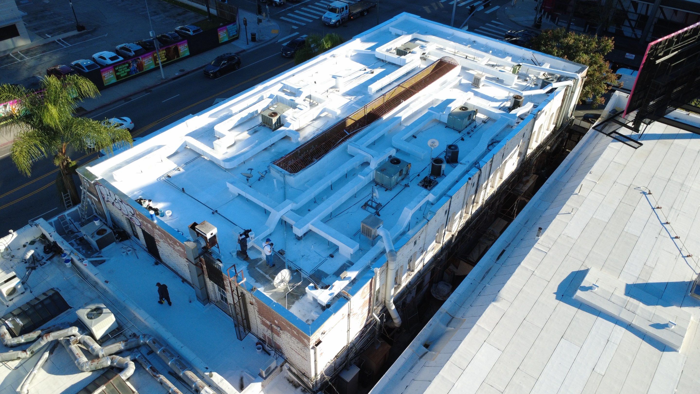 Silicone Coating - Commercial Property in Hollywood by Hull Brothers Roofing