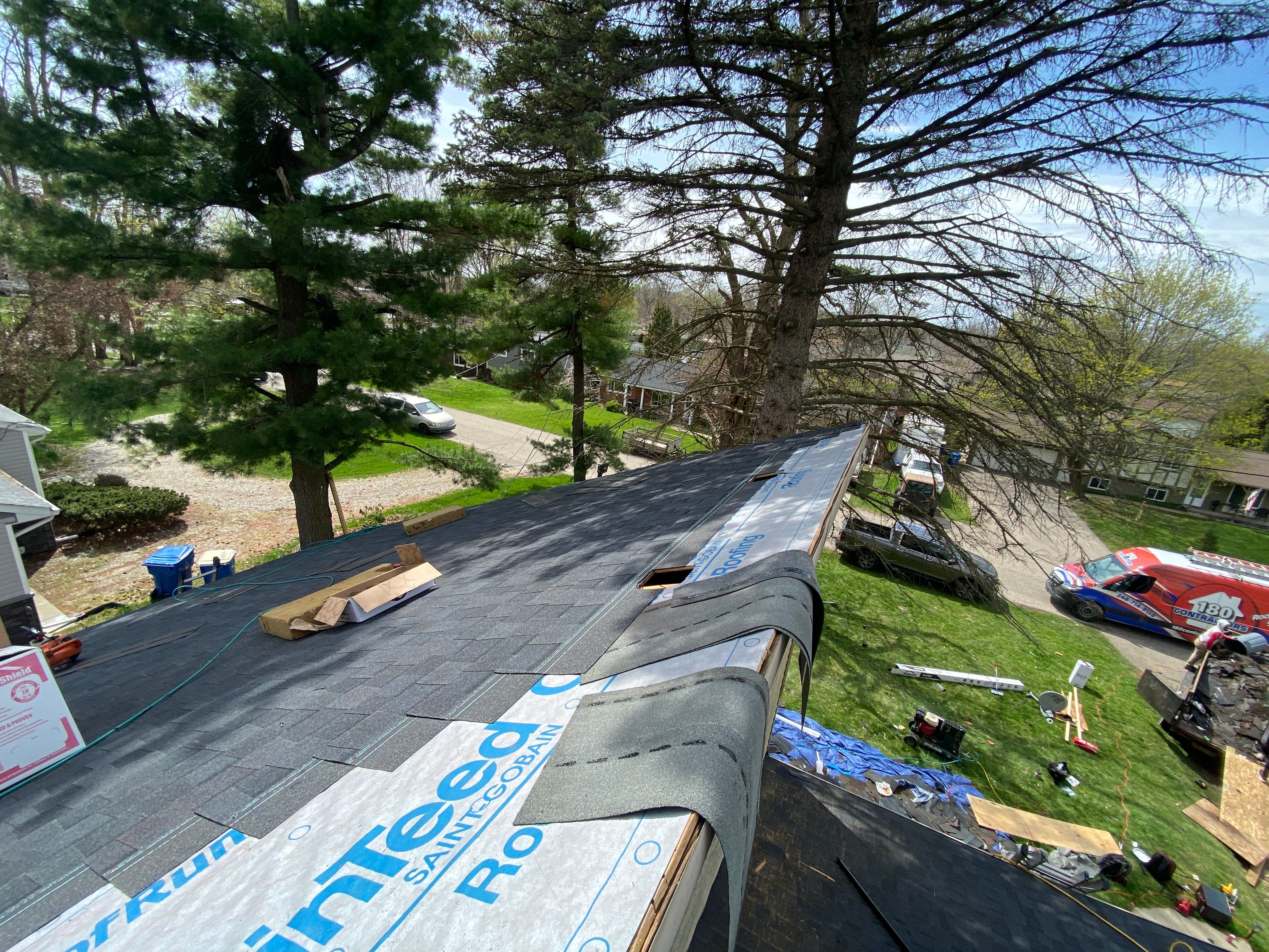Roof Replacement using CertainTeed Landmark Pro by 180 Contractors