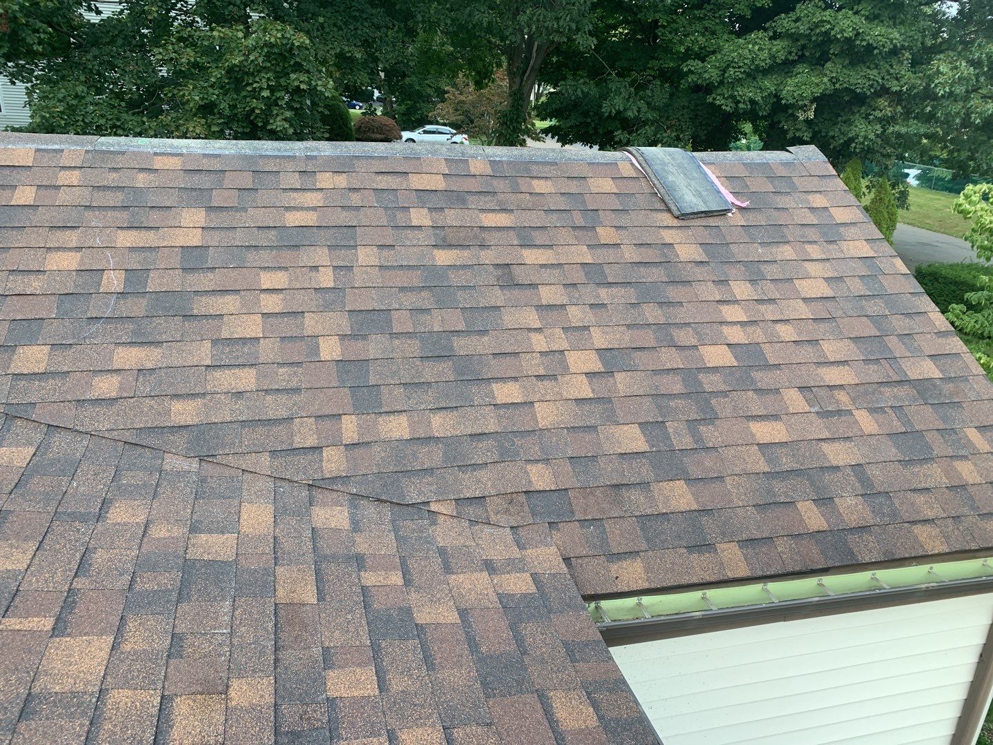 Residential Roofing Installation using Owens Corning Duration Brownwood by A Plus Exterior