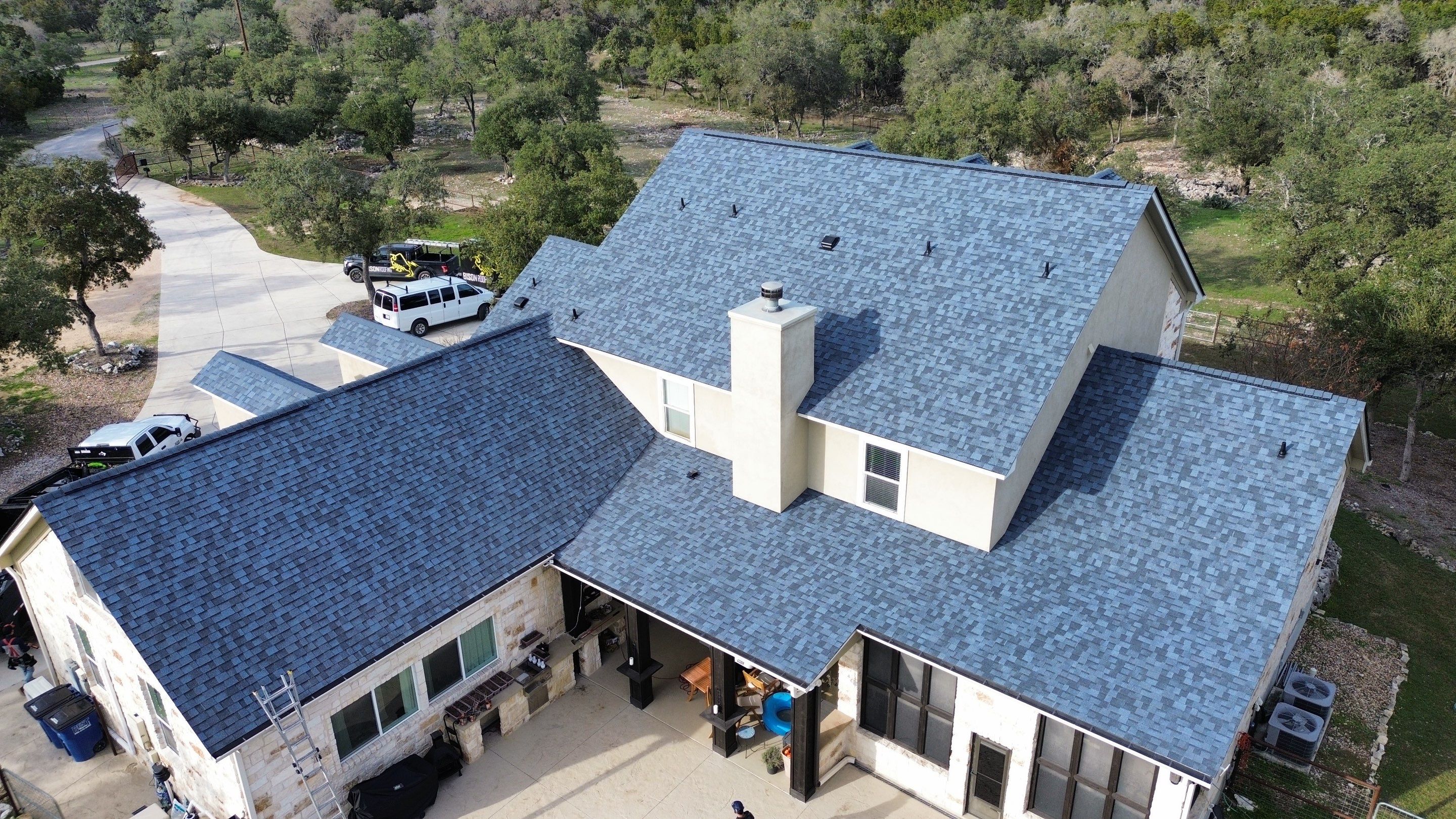New Braunfels Roof Project by Bison Roofing  