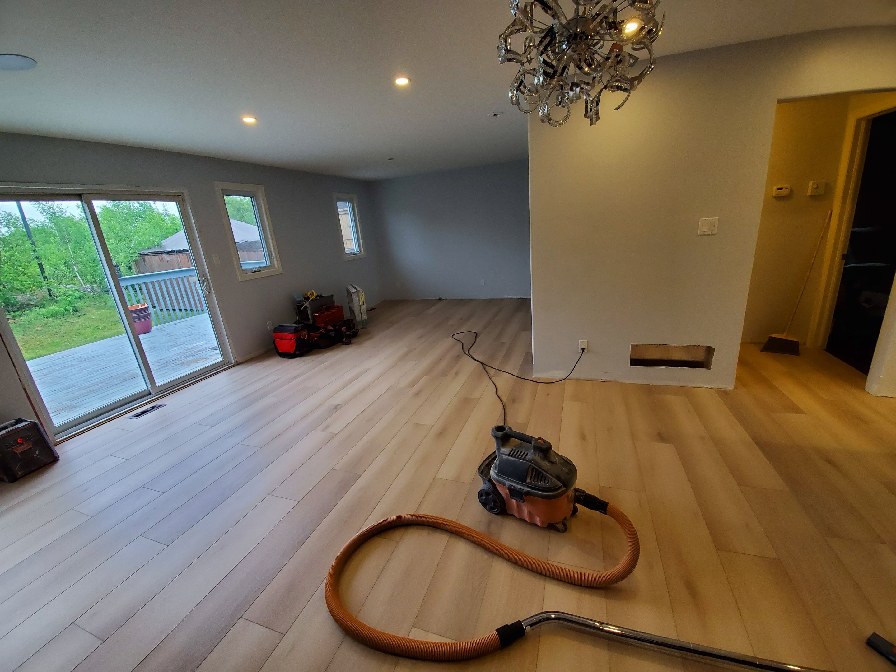 Partition Removal, Painting & Floors by Impact Construction Sudbury