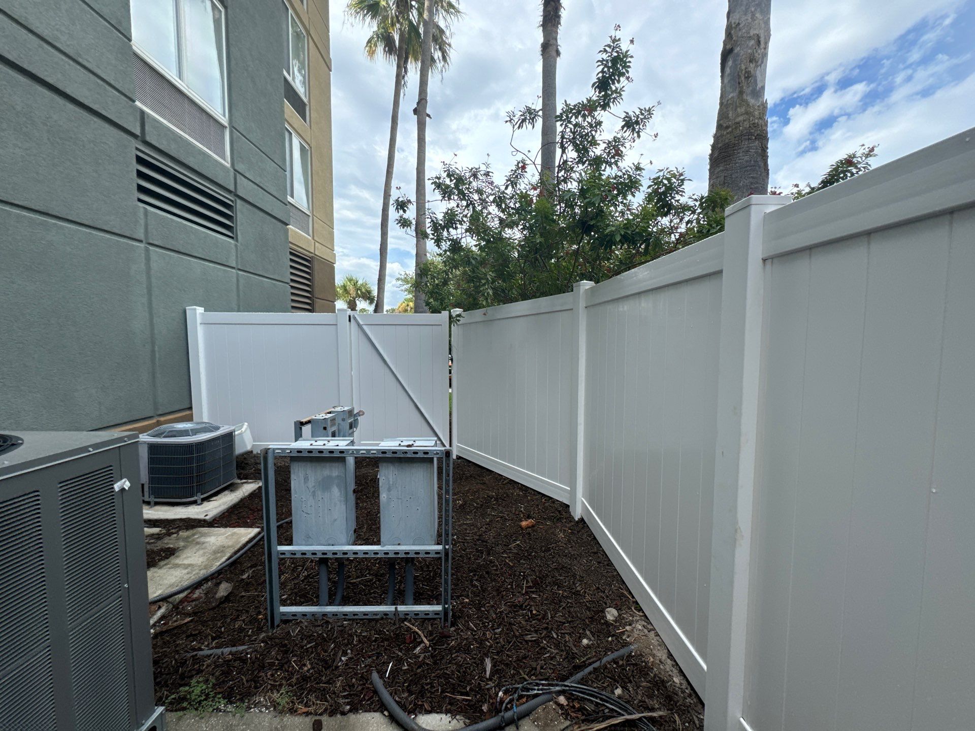 Vinyl Privacy Fence using 6Ft White Vinyl Privacy Fence by Asap fence and gates, LLC
