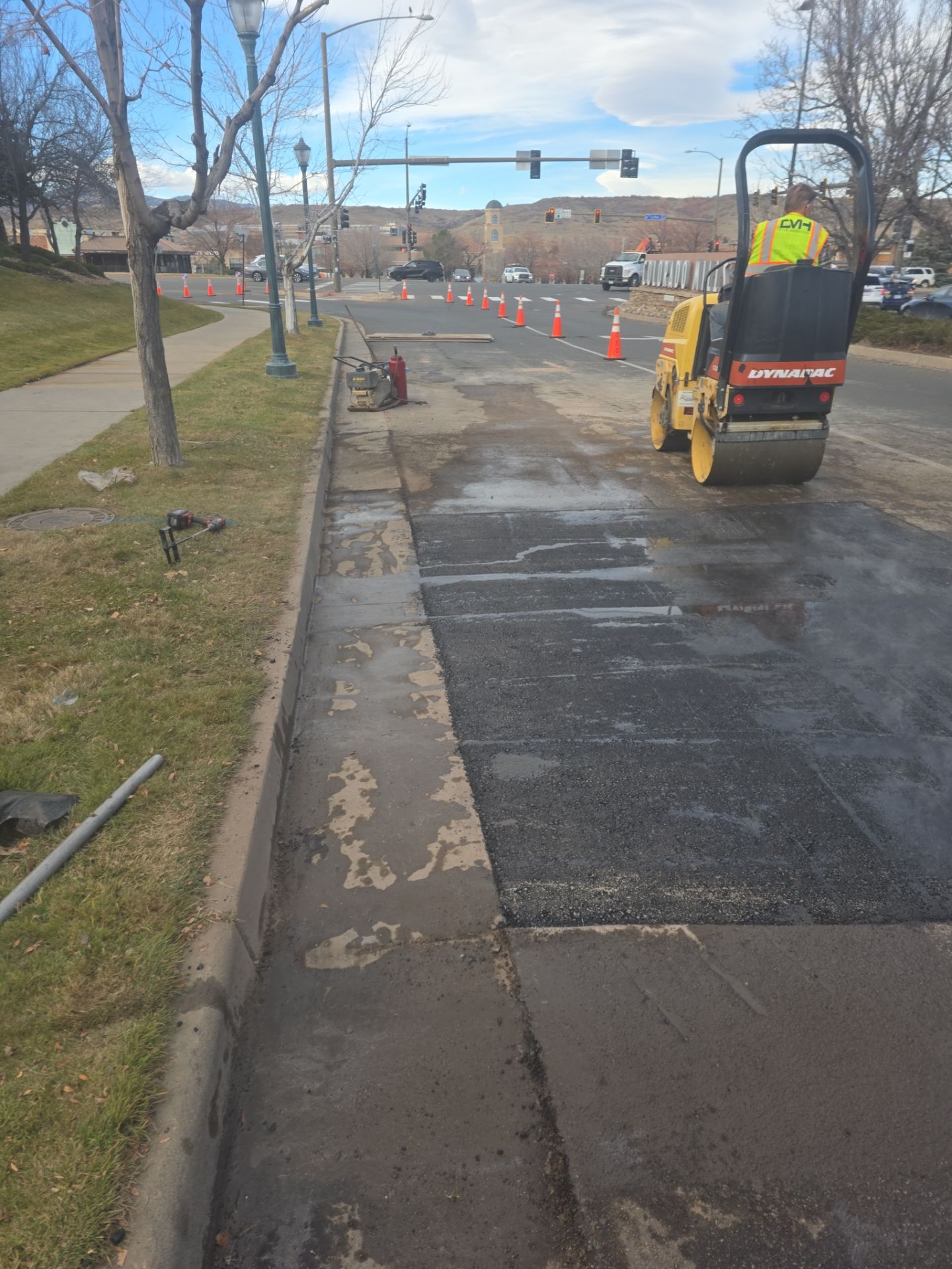 Asphalt Patching for underground project Colorado Mills by DMH Site Services