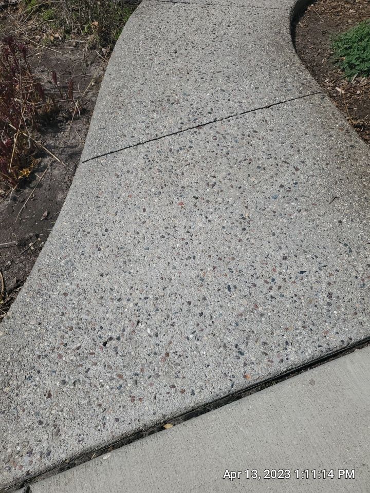 Northbrook, IL aggregate strip and re seal by Northern Power Washing LLC.