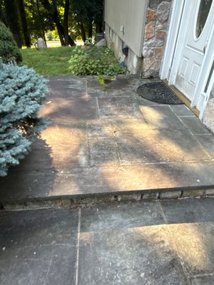 Gutter Cleaning in Upper Saddle River, NJ — Gallo Bros job photo