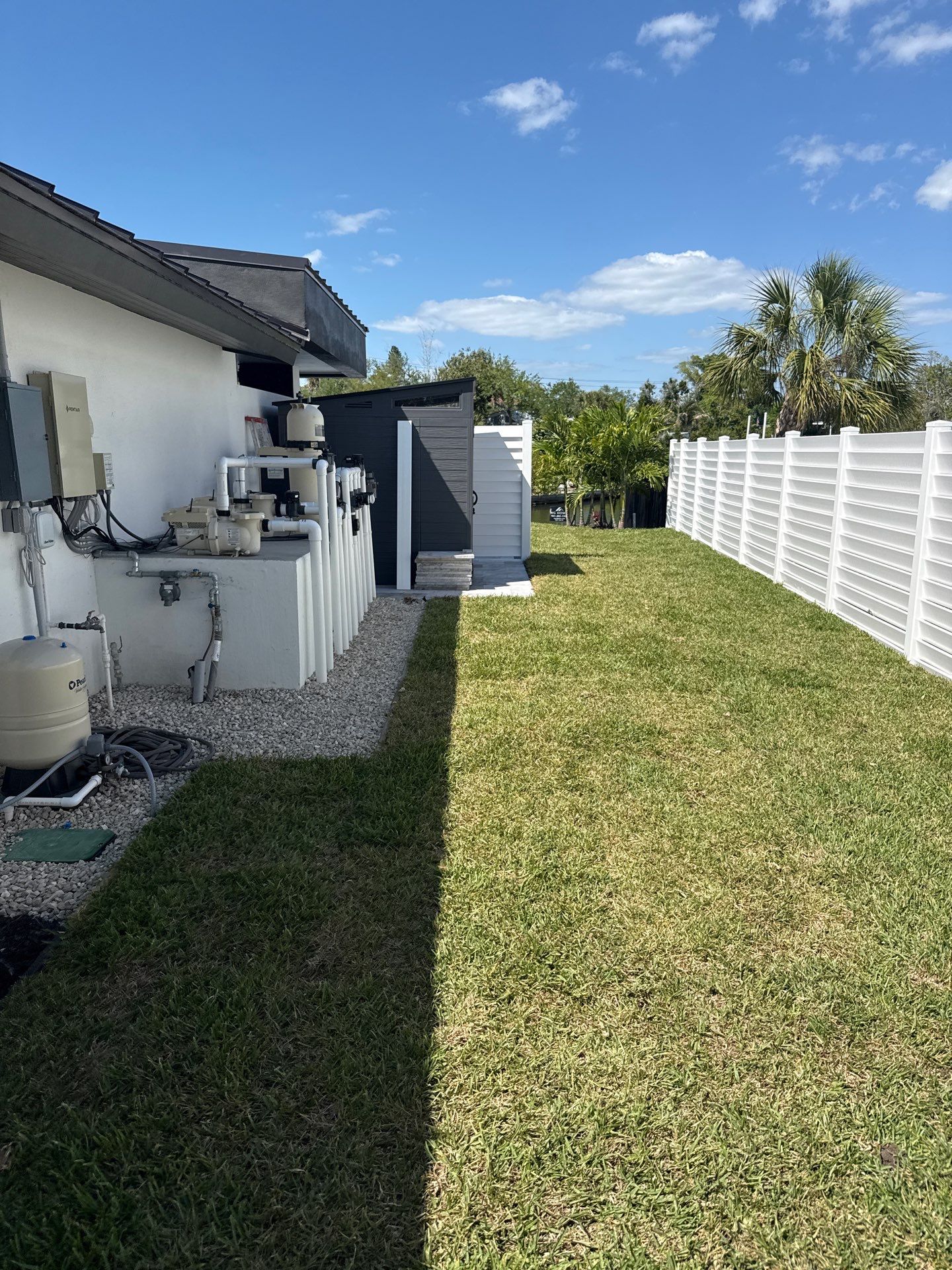 7-Inch Smooth Box Seamless Gutters using black seamless gutters in Siesta Key Fl by Gutter Professors