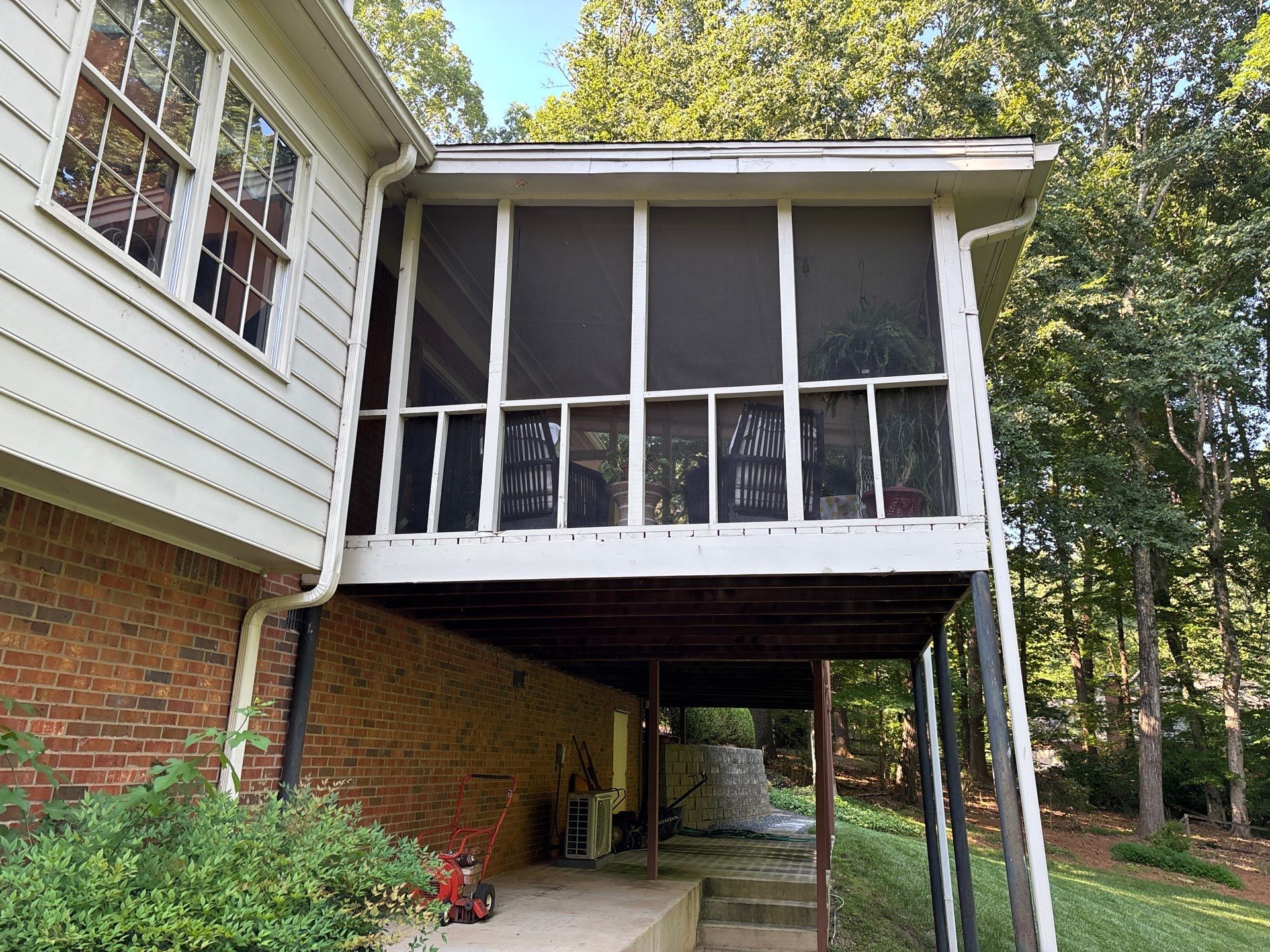 Stone Mountain, GA Rotted Wood & Shutter Replacement, Exterior Paint, and Deck Resurface by Nelson Exteriors