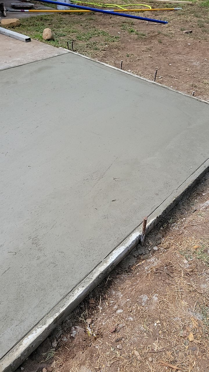 Tree removal , Concrete, Pergola, and sod install  by Clays Services Inc