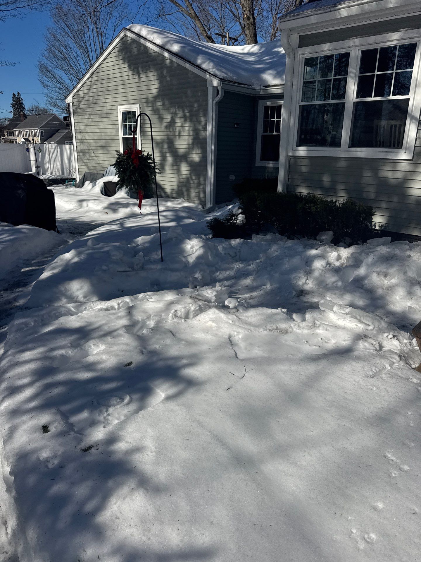 Snow/Ice Belt & Ice Dam Removal Project in Woburn by Mighty Dog Roofing of Greater Middlesex County