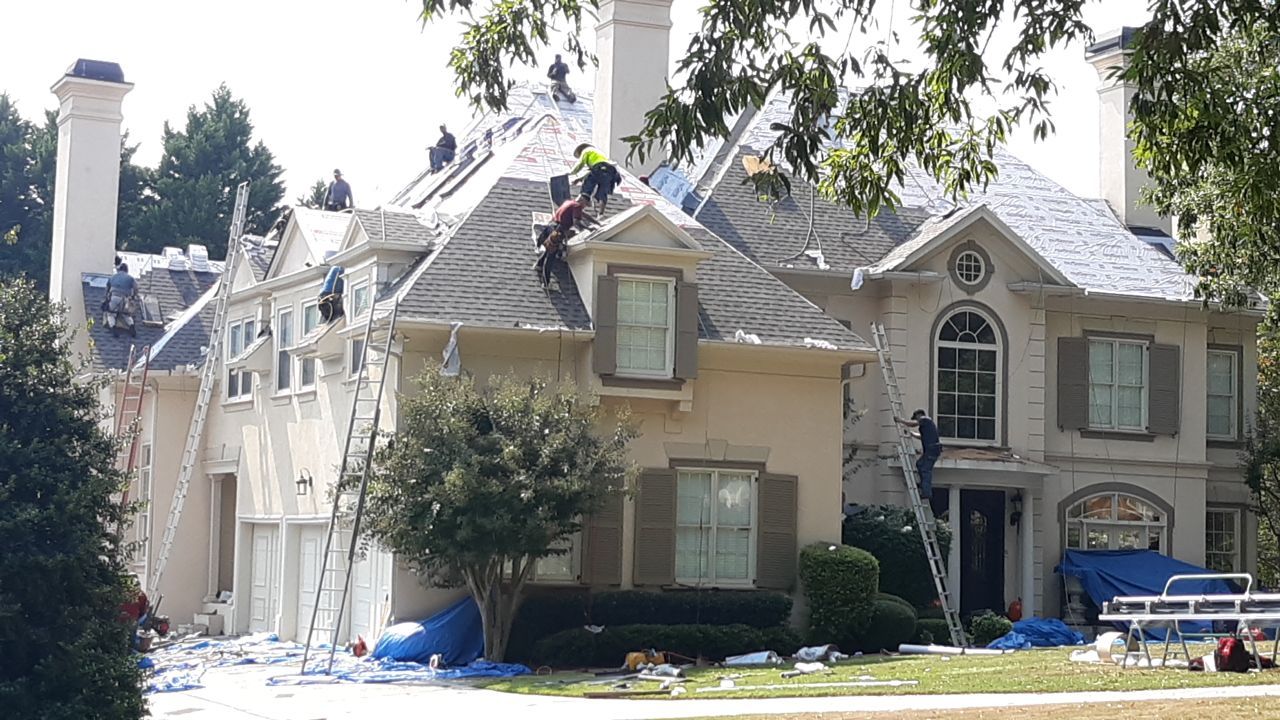 Residential Roofing Installation using GAF by Georgia Roof Advisors