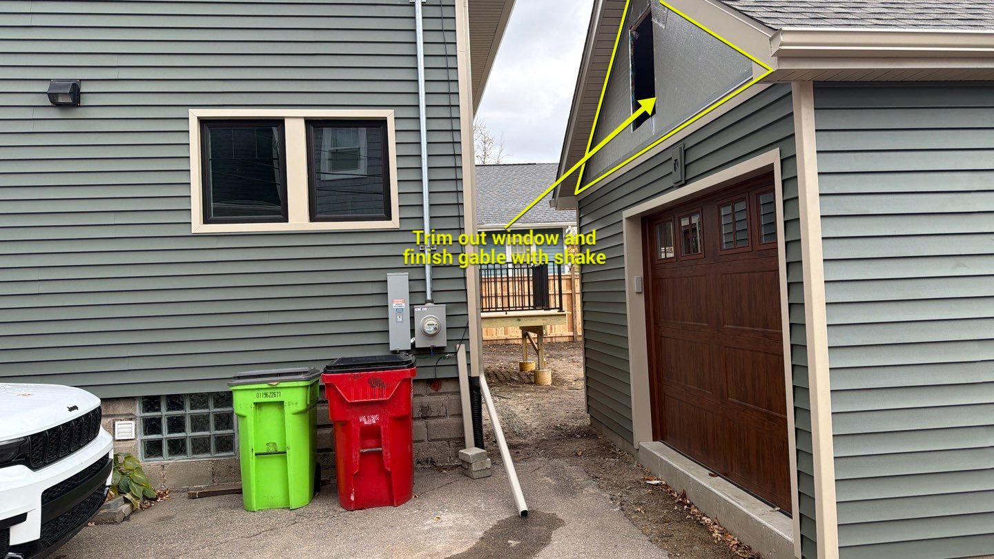 Siding Replacement using Alside Charter Oak D4.5" Deep Moss by 180 Contractors