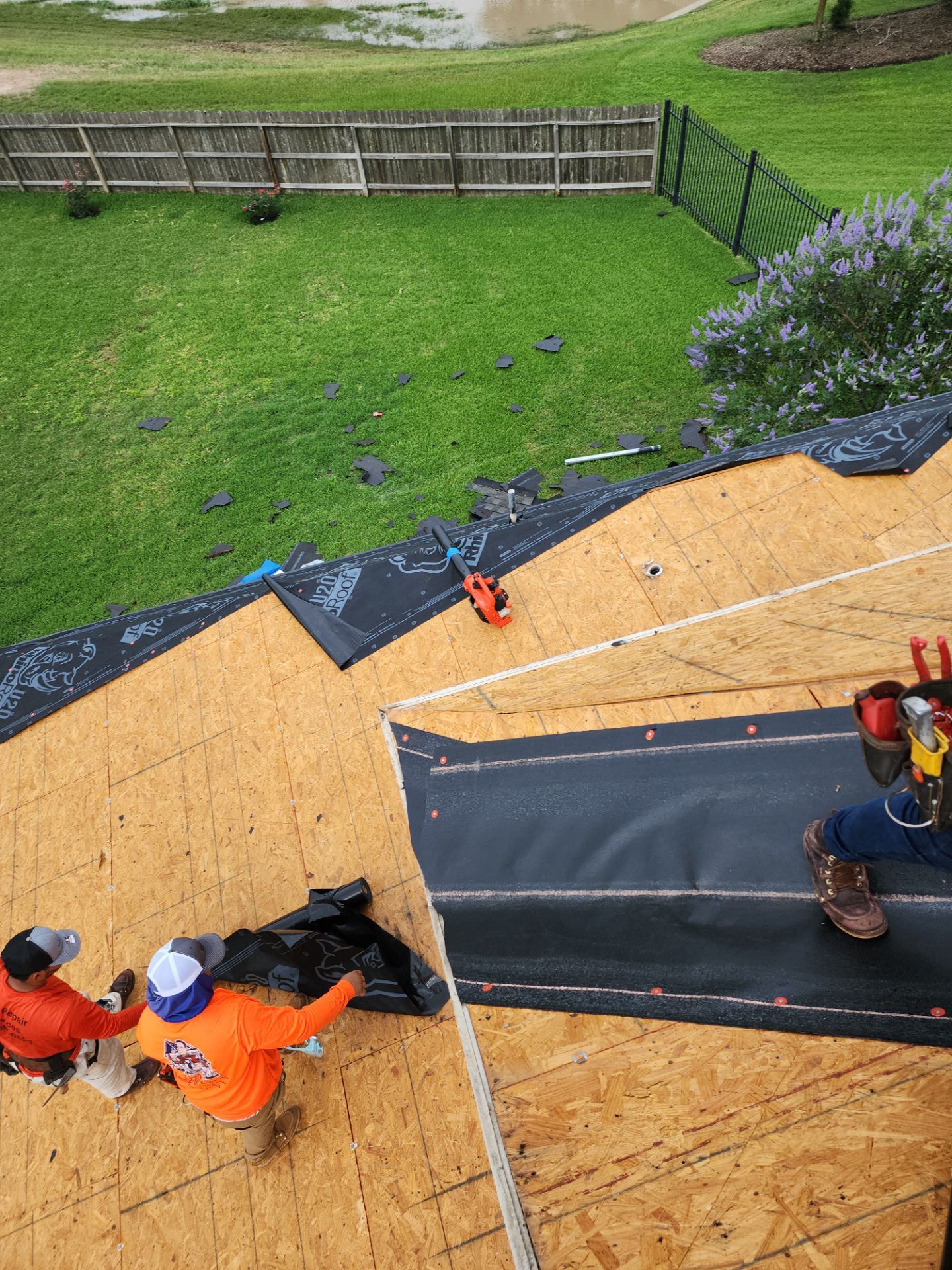 Residential Roofing Installation using Owen's Corning Duration (Lifetime) Shingles by Roof Repair Company