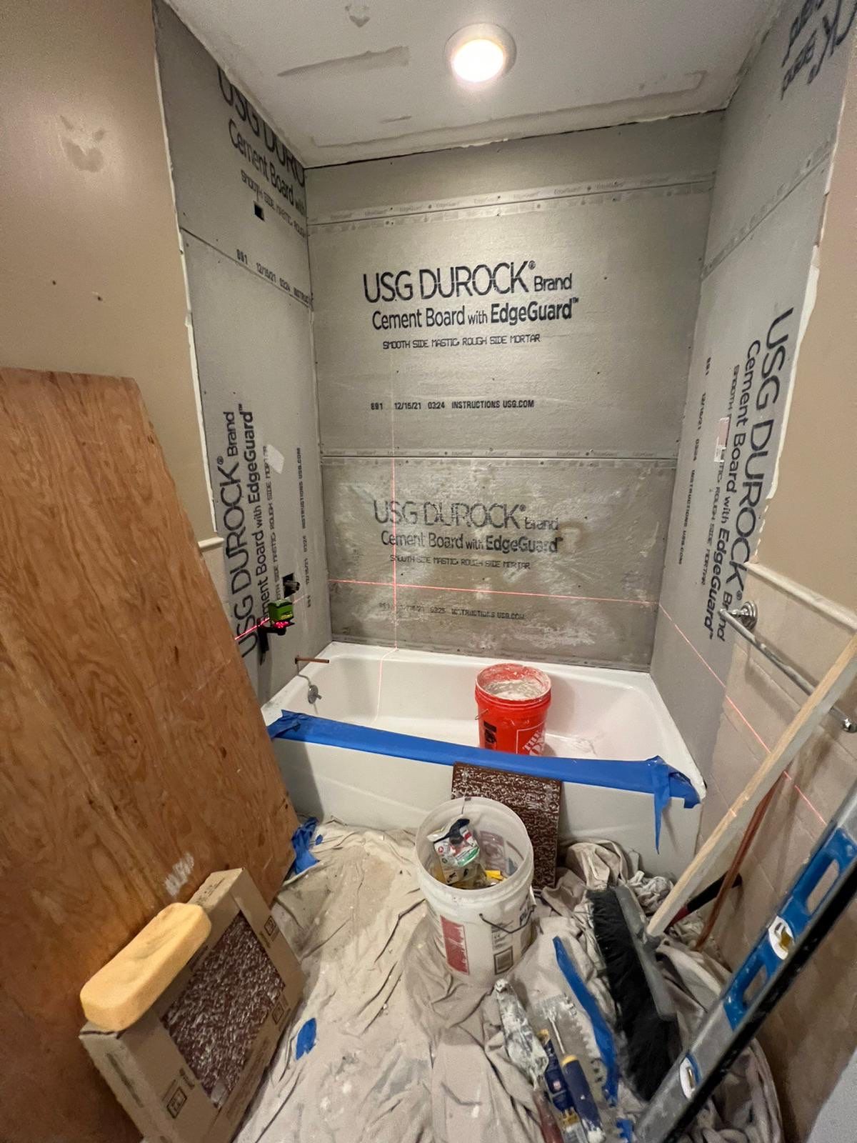 Bathroom Remodel using Tile by Home Concepts Construction