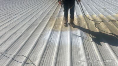 Metal Roof Silicone Coating Restoration in Orlando Florida