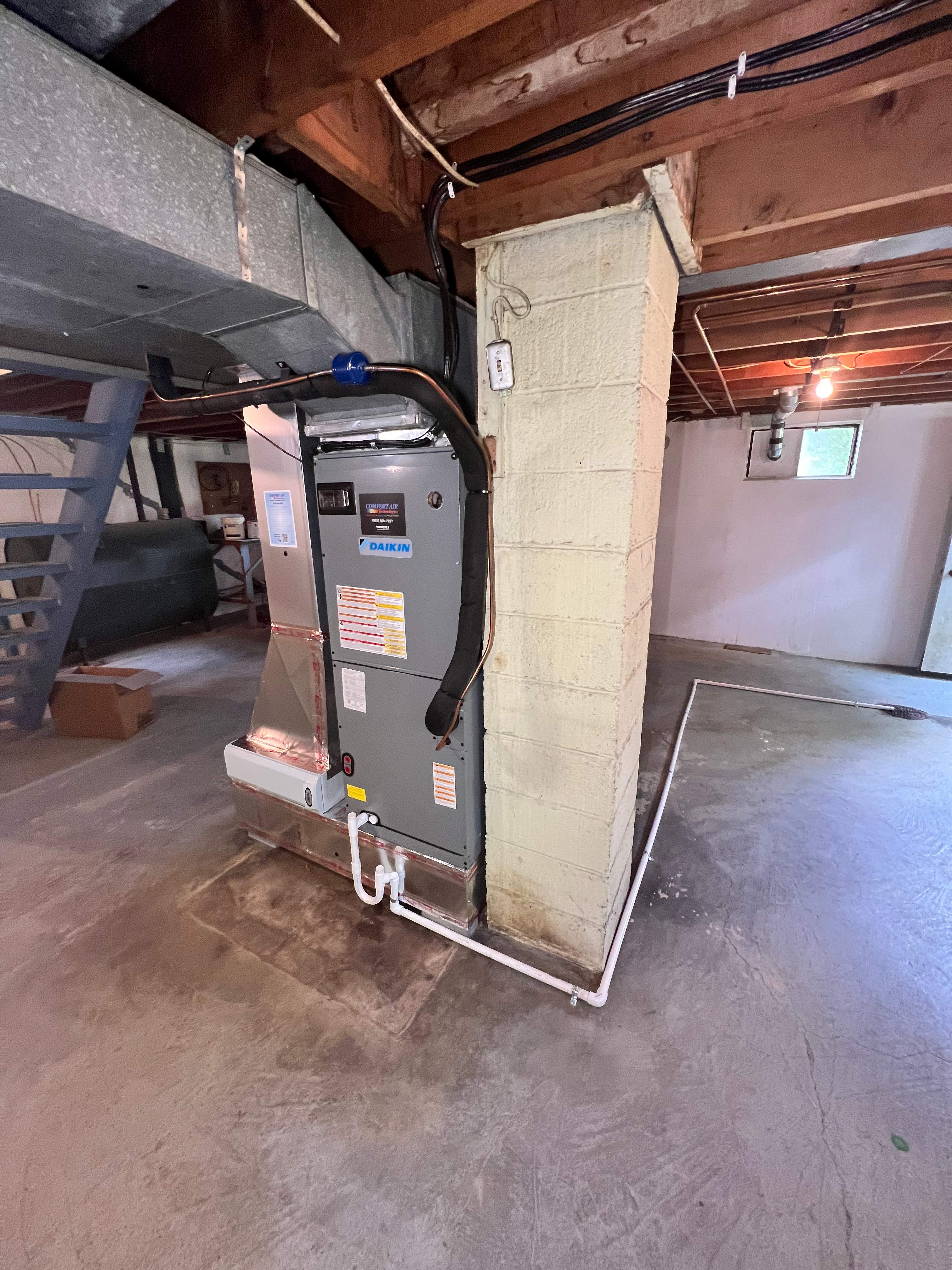 New Air Handler & Heat Pump Installation using Daikin Fit Series Equipment by Comfort Air Technologies