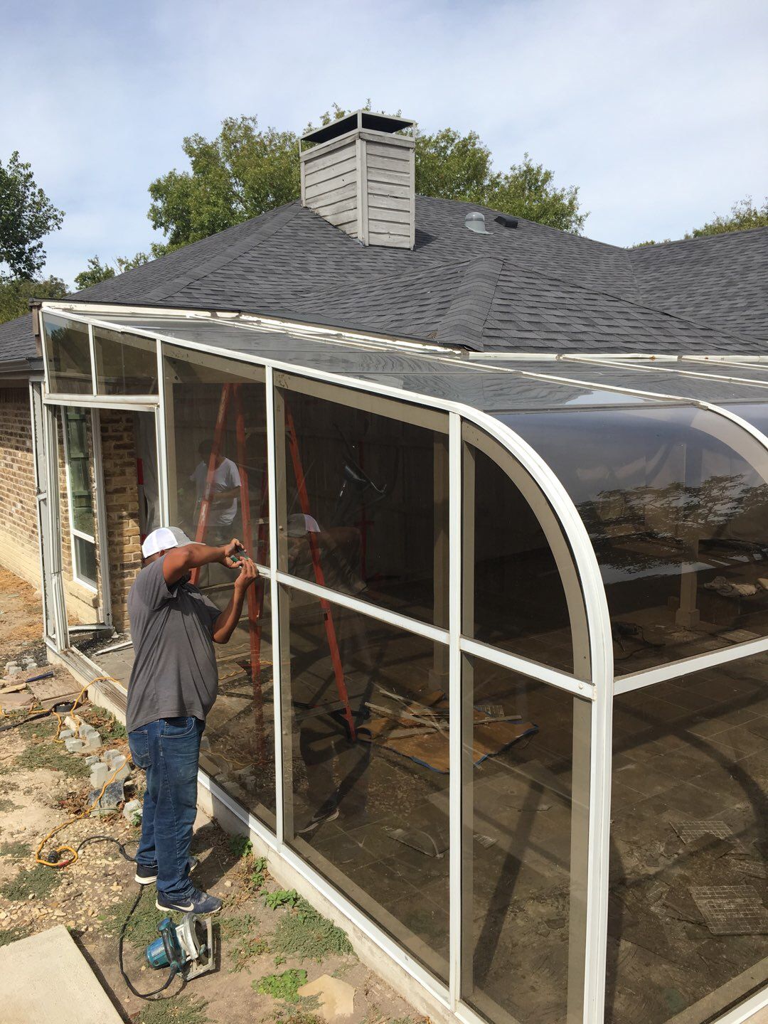 Enclosed Patio Remodel by First Out Roofing 